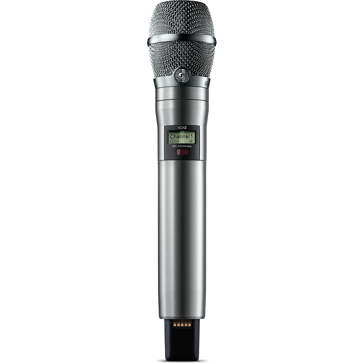 

Shure ADX2/K11 Digital Wireless Handheld Tx w/KSM11 Mic Capsule, G57: 470-608MHz Nickel