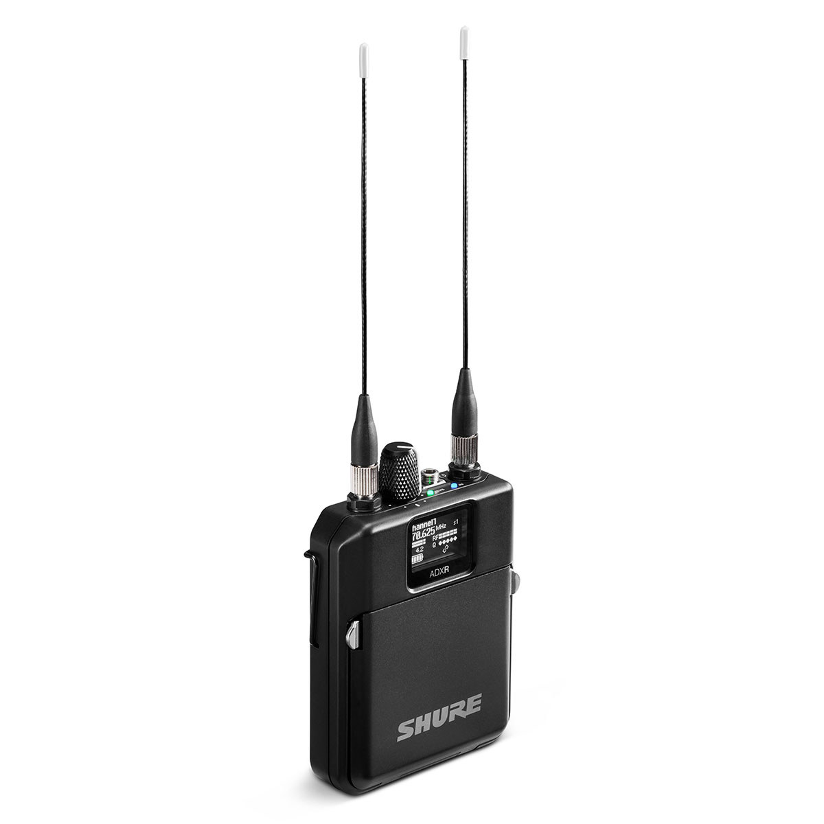 

Shure ADXR Axient Digital PSM Wireless Bodypack Receiver A: 470-636MHz