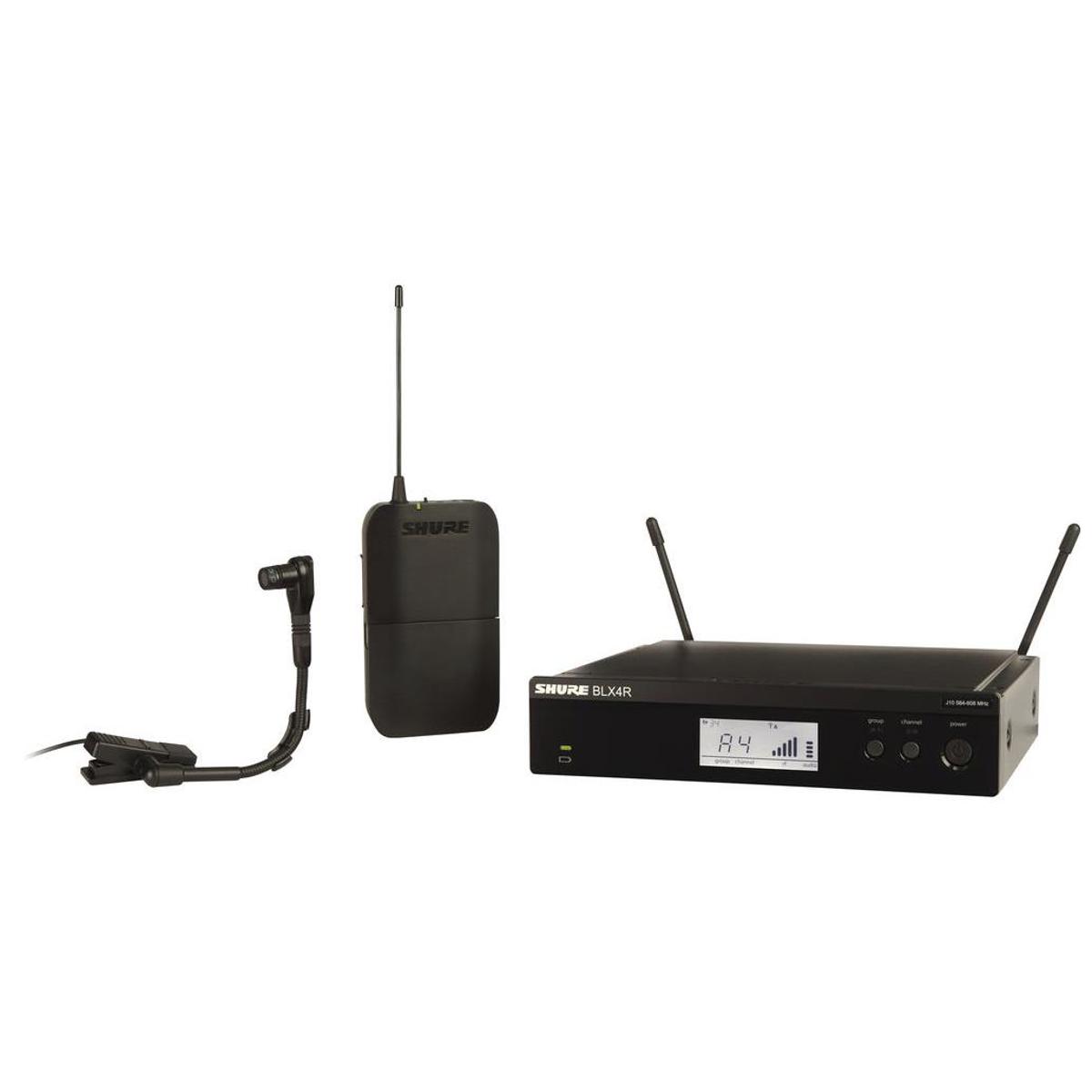 

Shure BLX14R/B98 Instrument Wireless System, H10: 542.125-571.800MHz
