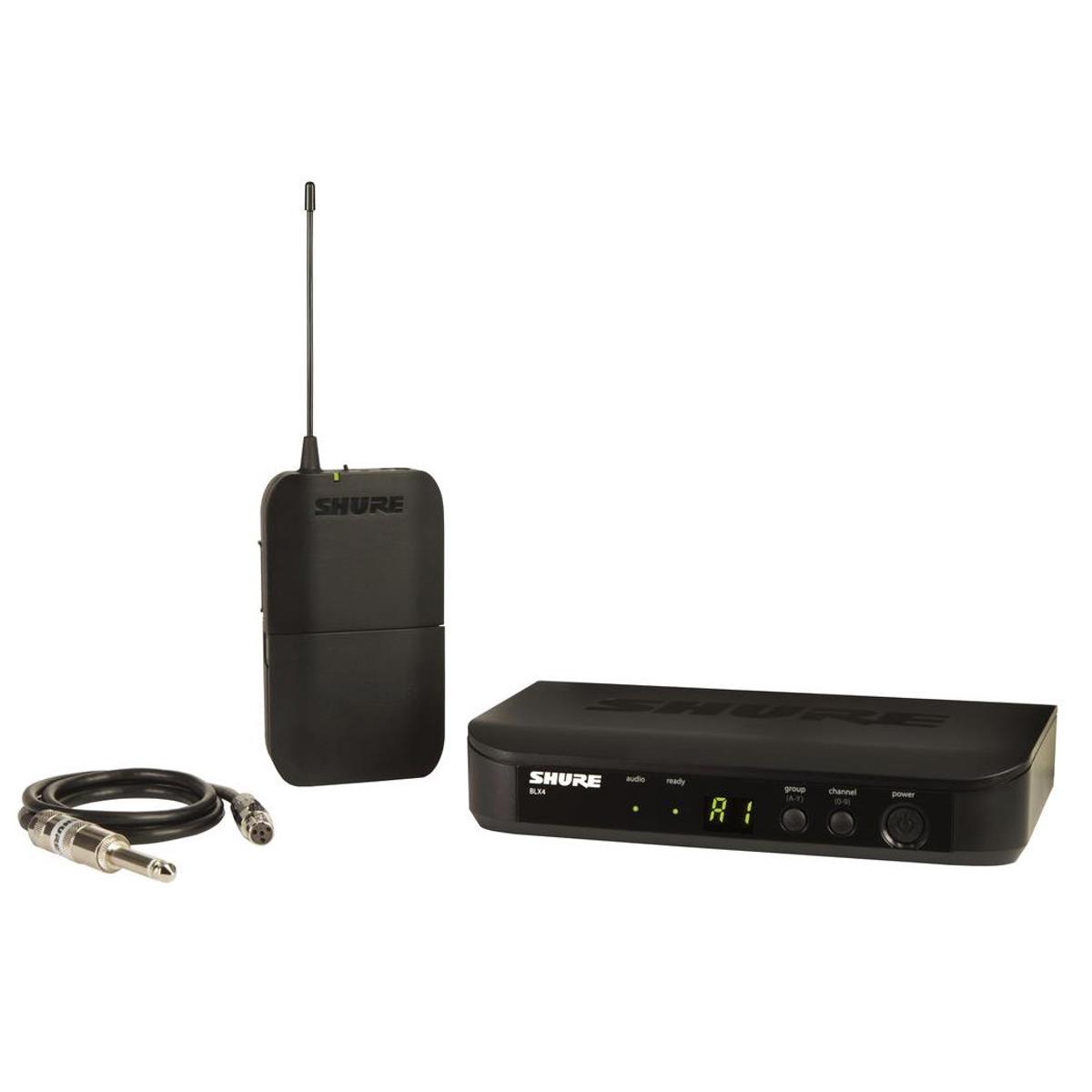 

Shure BLX14 Bodypack Guitar or Bass Wireless System, H10:542.125-571.800 MHz