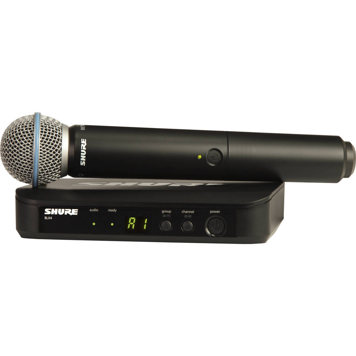 

Shure BLX24 Wireless Handheld Microphone System with Beta 58A Capsule H11: 572-596MHz