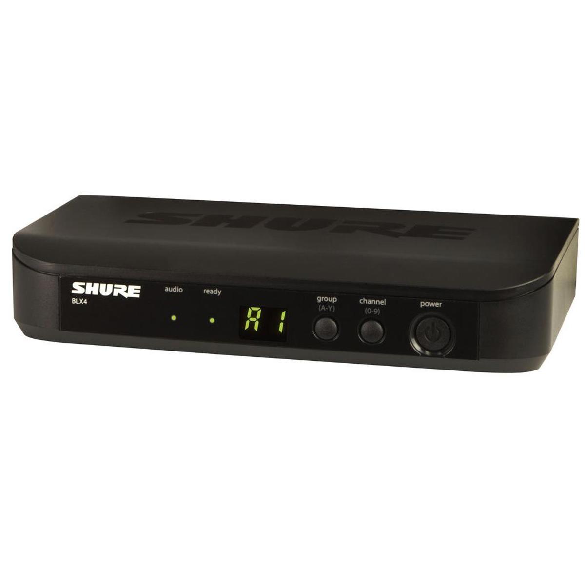 

Shure BLX4 Single-Channel Wireless Receiver, H9: 512.125-541.800MHz