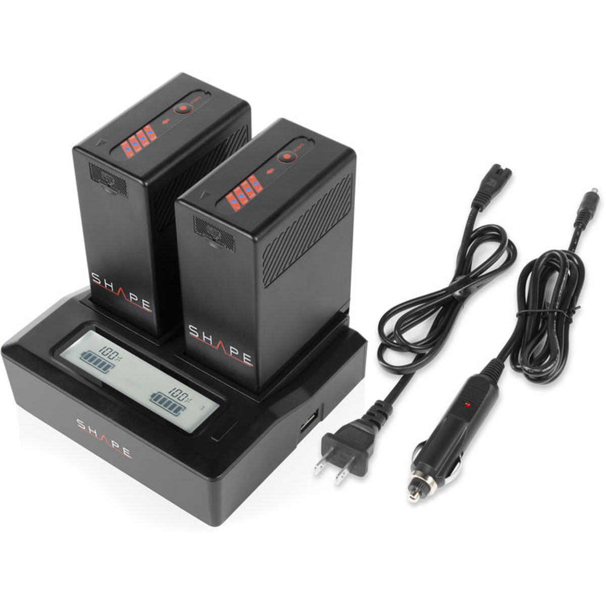 

Shape BP-U Dual LCD Charger with 2x BP-U65 Lithium-ion Batteries