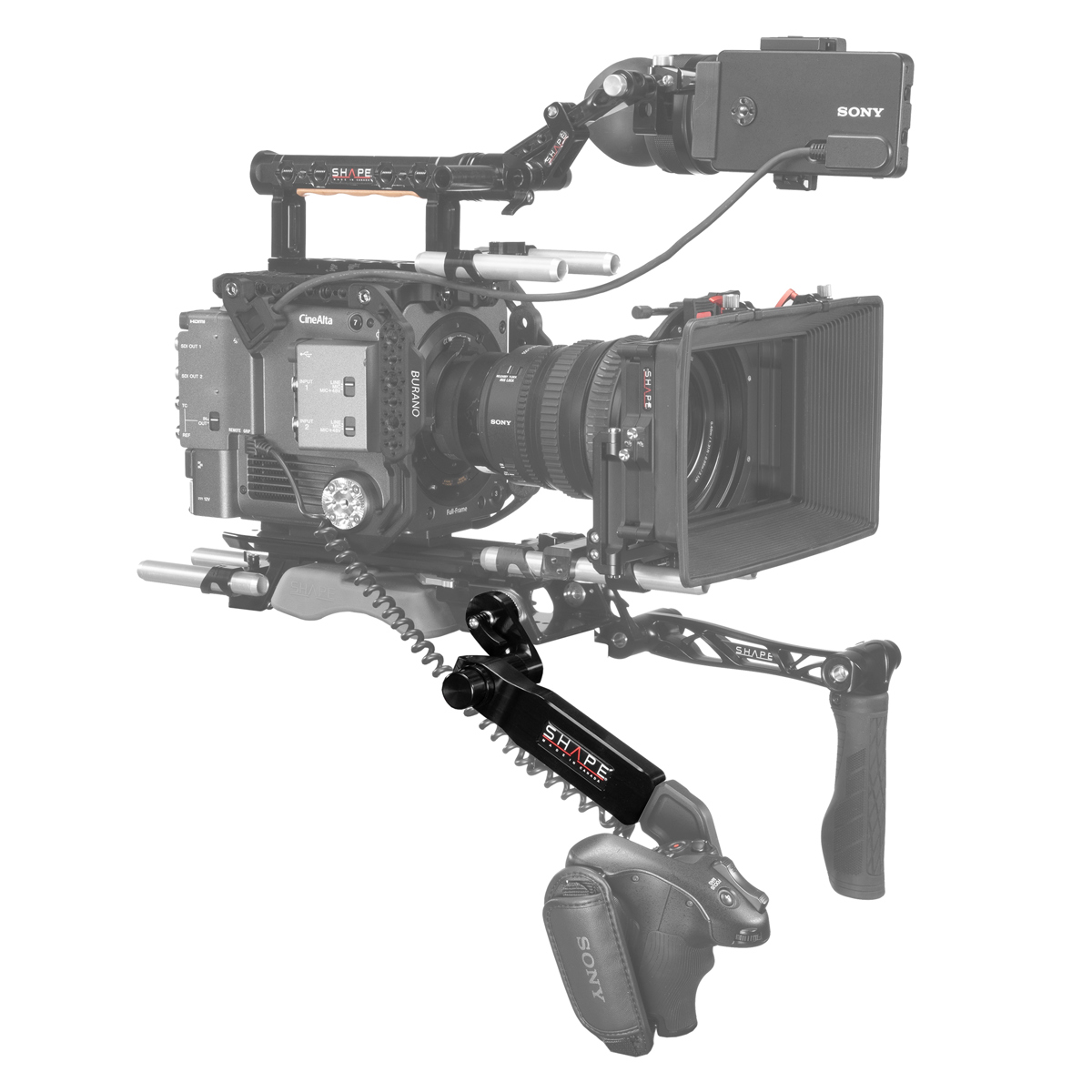 

Shape Remote Extension Handle with Push-Button for Sony BURANO Camera