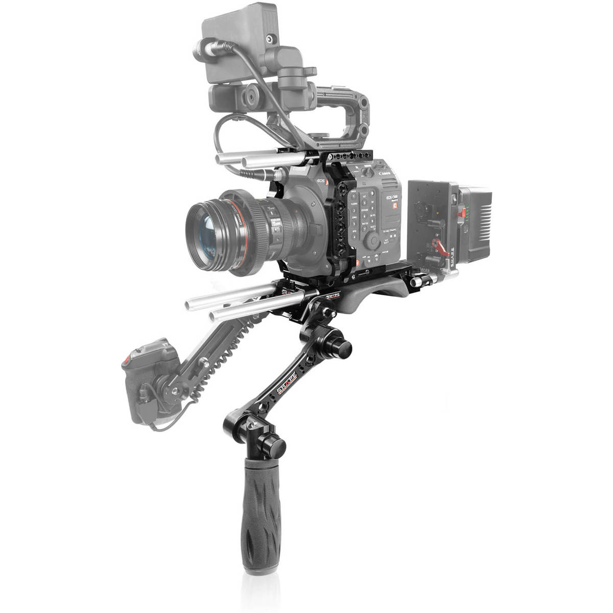

Shape C52BR Cage with Baseplate and Handle for Canon C500 Mark II Camera