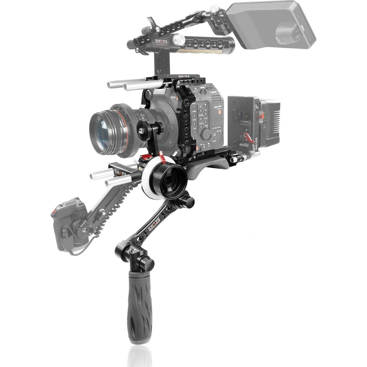 

Shape C52BRFFP Baseplate with Left Handle, Cage and Follow Focus Pro
