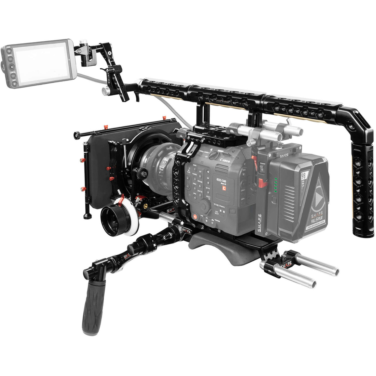 

Shape C52KIT Pro Kit, Baseplate, Cage, Top Handle, 4x5.6 Matte Box