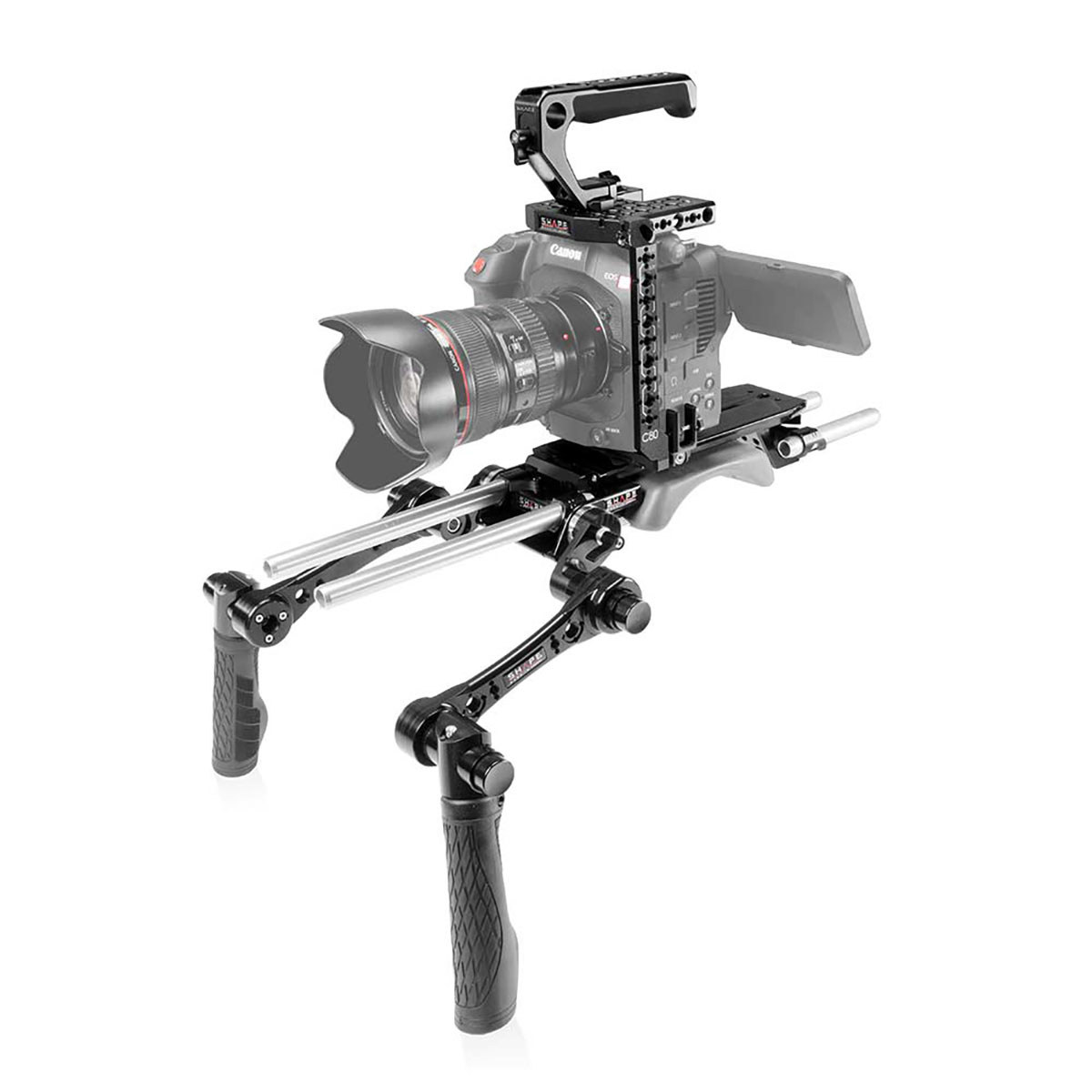 

Shape Camera Cage w/Top Handle and Baseplate Rod System for EOS C80