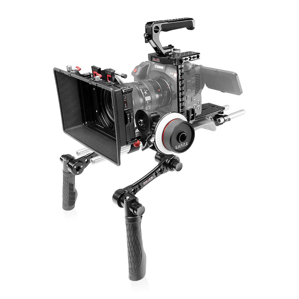 

Shape Baseplate Kit with Matte Box and Follow Focus Kit for Canon EOS C80 Camera