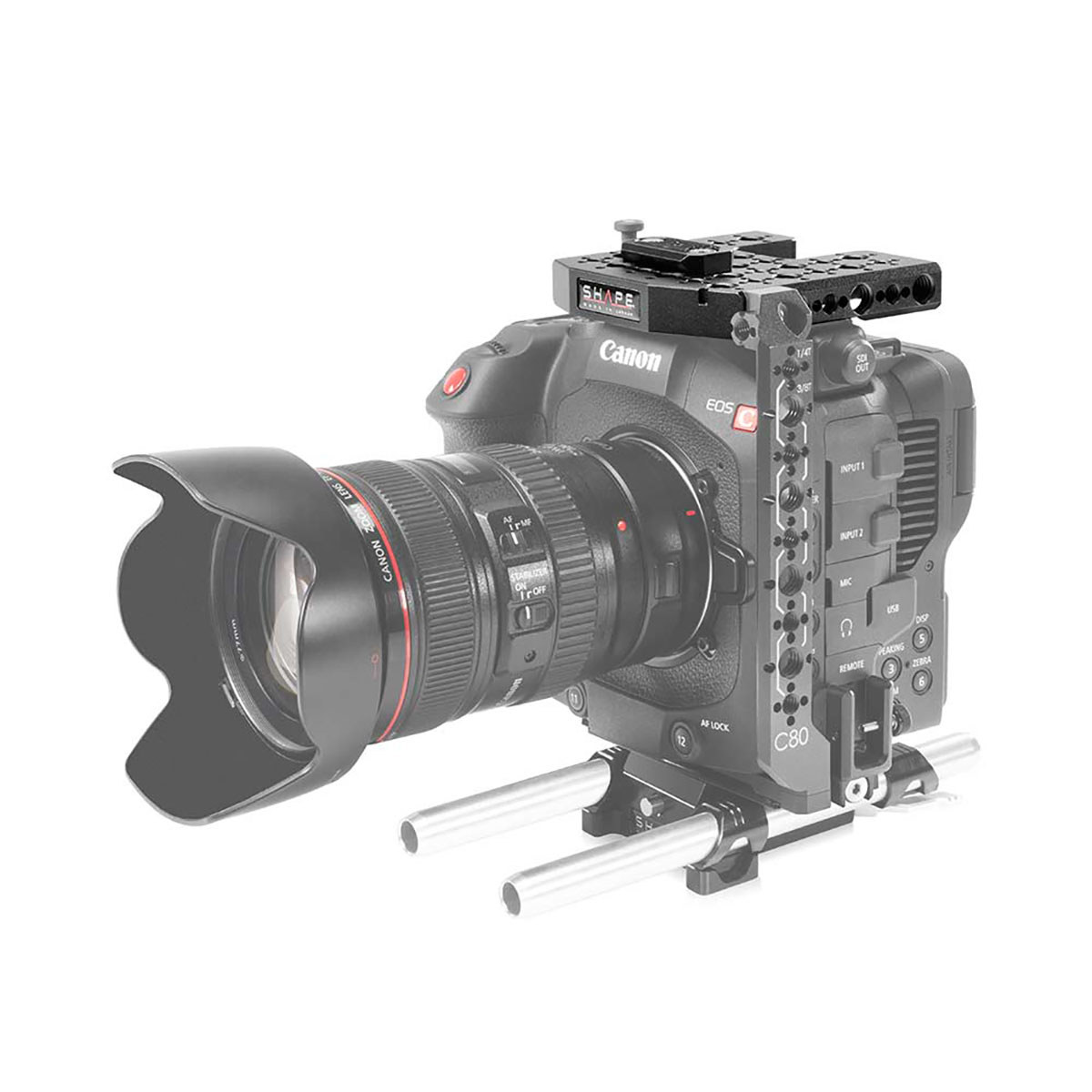 

Shape Top Plate for Canon EOS C80 Camera