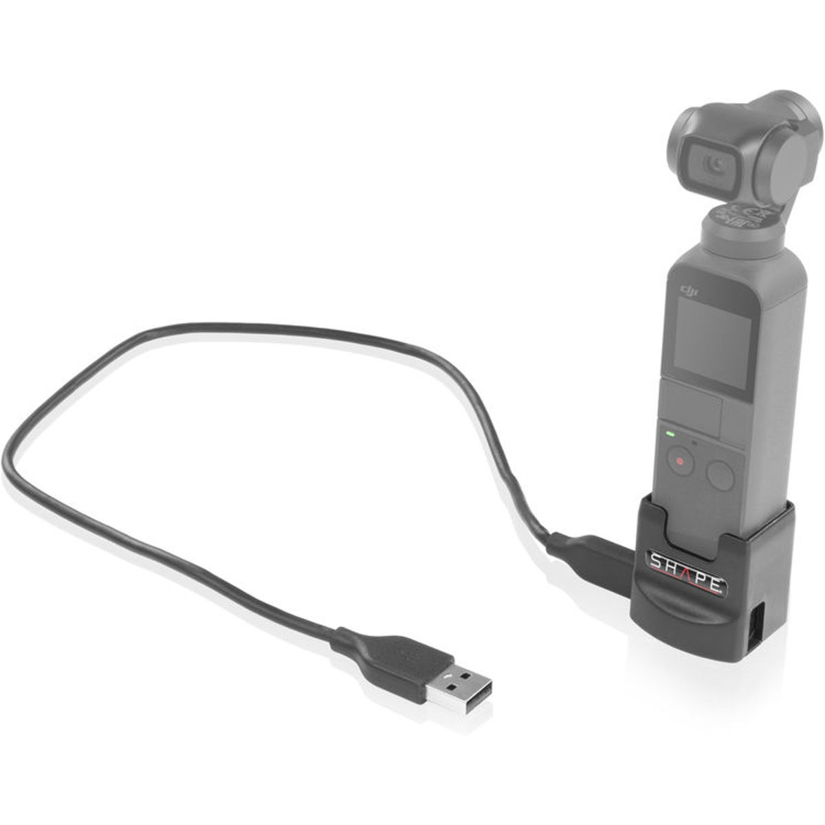 

Shape Charging Port & 1/4"-20 Mount Adapter for Osmo Pocket