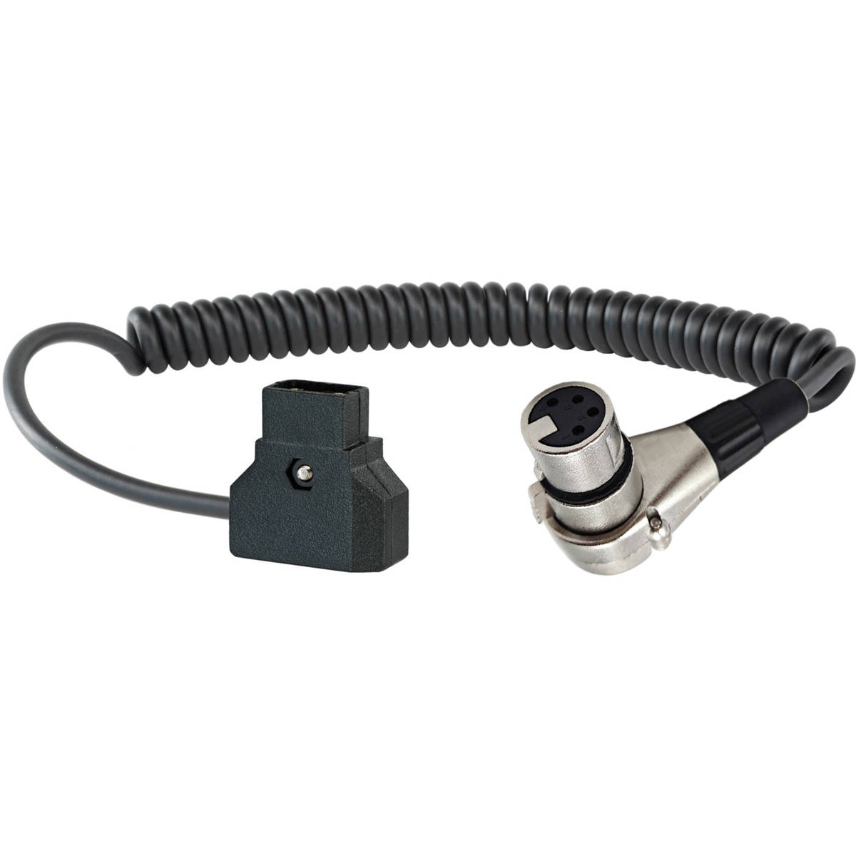 

Shape D-Tap to 4-Pin XLR Coiled Cable