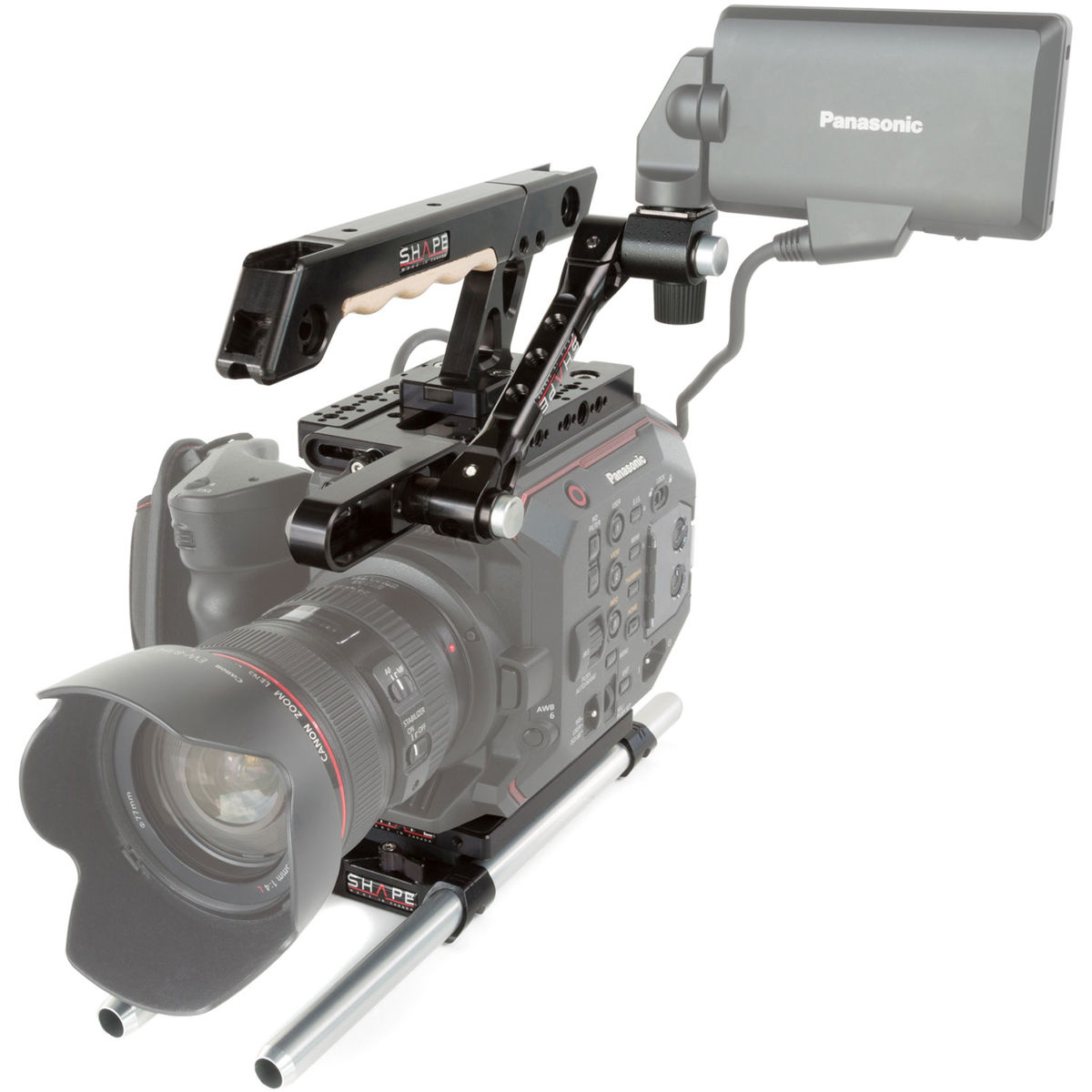 

Shape SHAPE Panasonic AU-EVA1 15mm Lightweight Handle EVF Mount