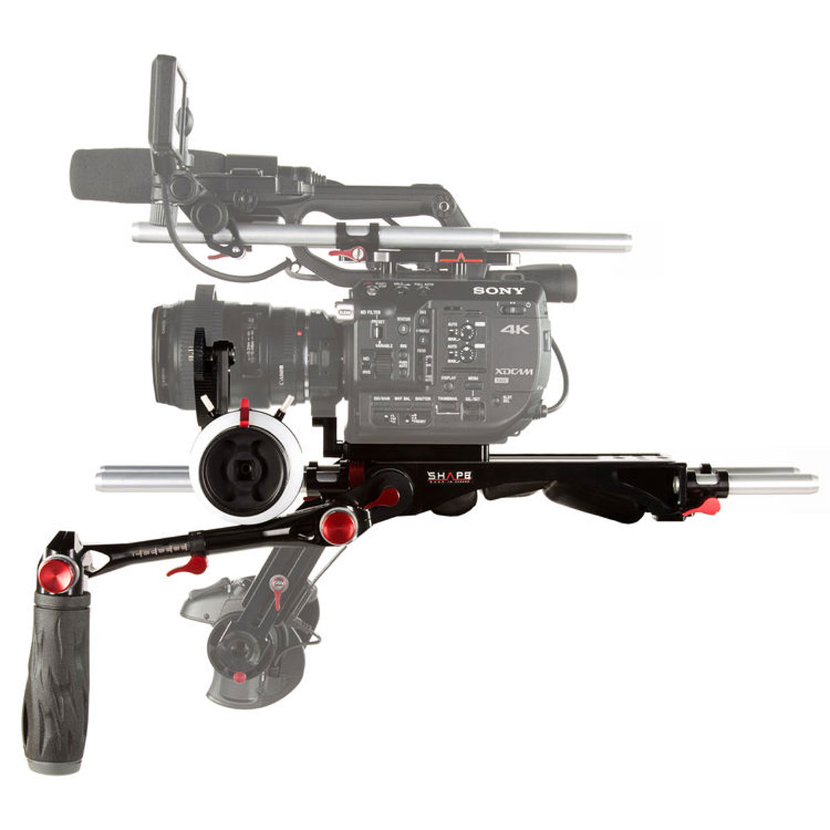 

Shape Sony FS5 Baseplate Bundle Rig with METABONES Support and Follow Focus Pro