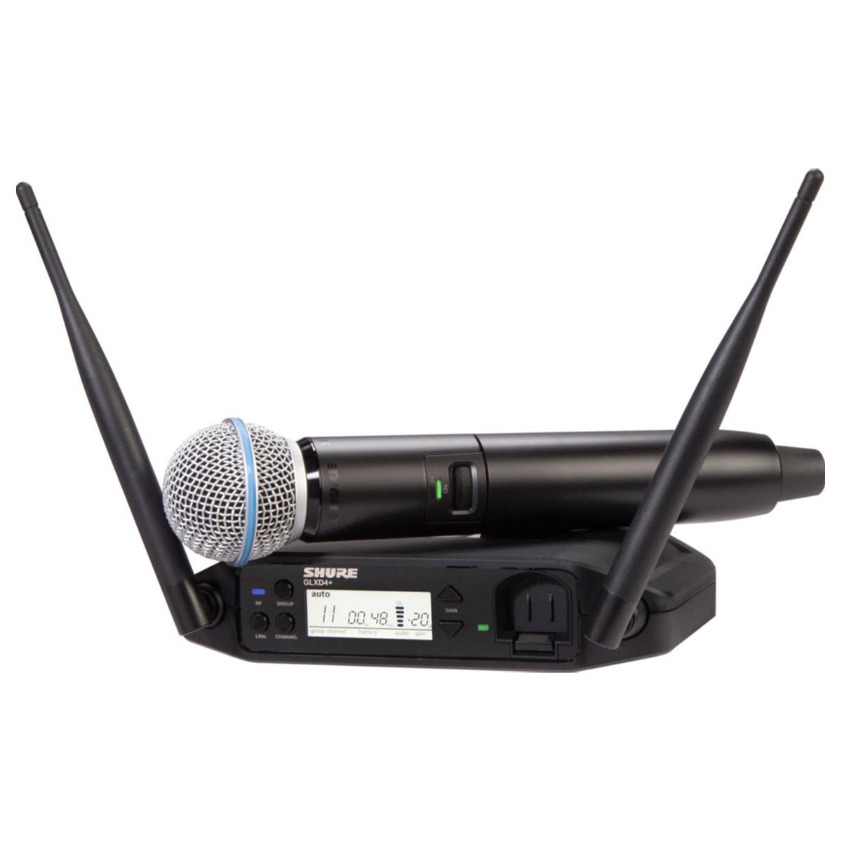 

Shure GLXD24+ Dual Band Digital Wireless System with BETA 58A Mic,Z3: 2.4/5.8GHz