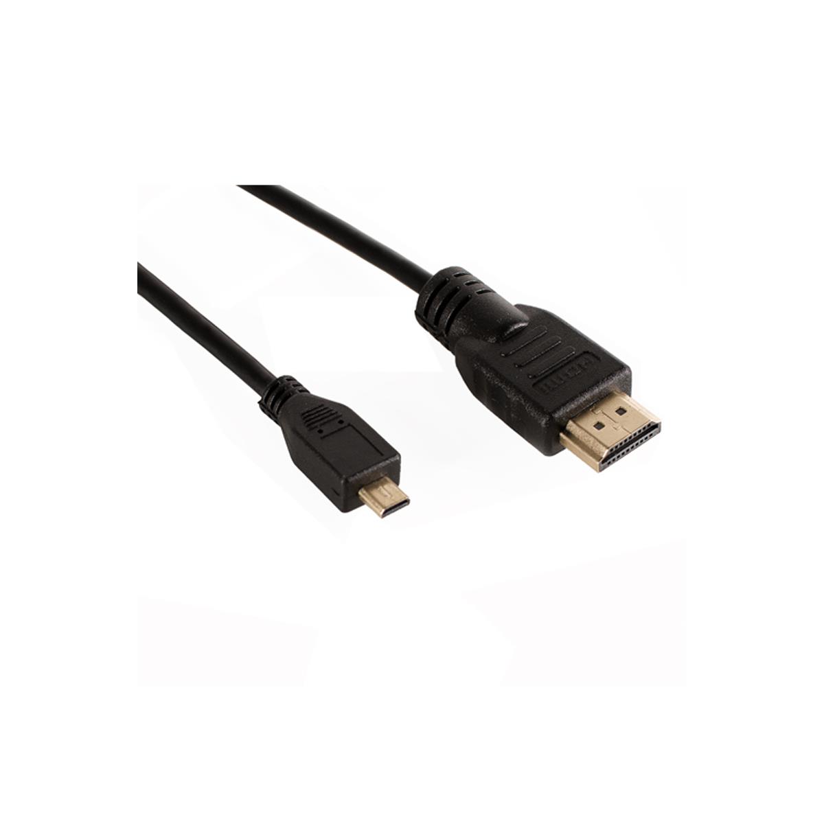 Image of Shape 60&quot; High Speed Micro HDMI to Mini HDMI A7S Cable Protector