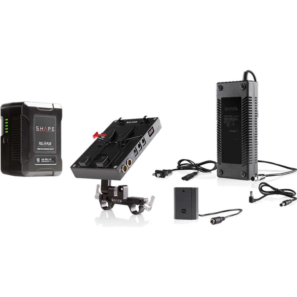 

Shape 98WH V-Mount Battery Kit with D-Box Camera Power & Charger