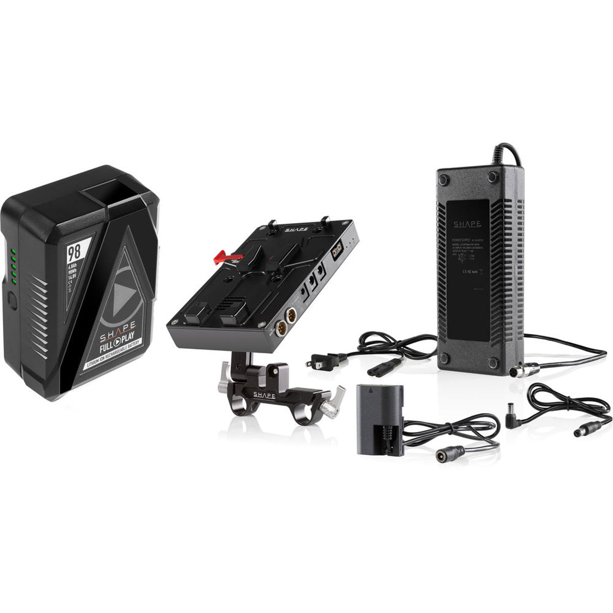 

Shape 98Wh Li-Ion Battery Kit with D-Box Power & Charger for 5D/7D/LP-E6 Camera