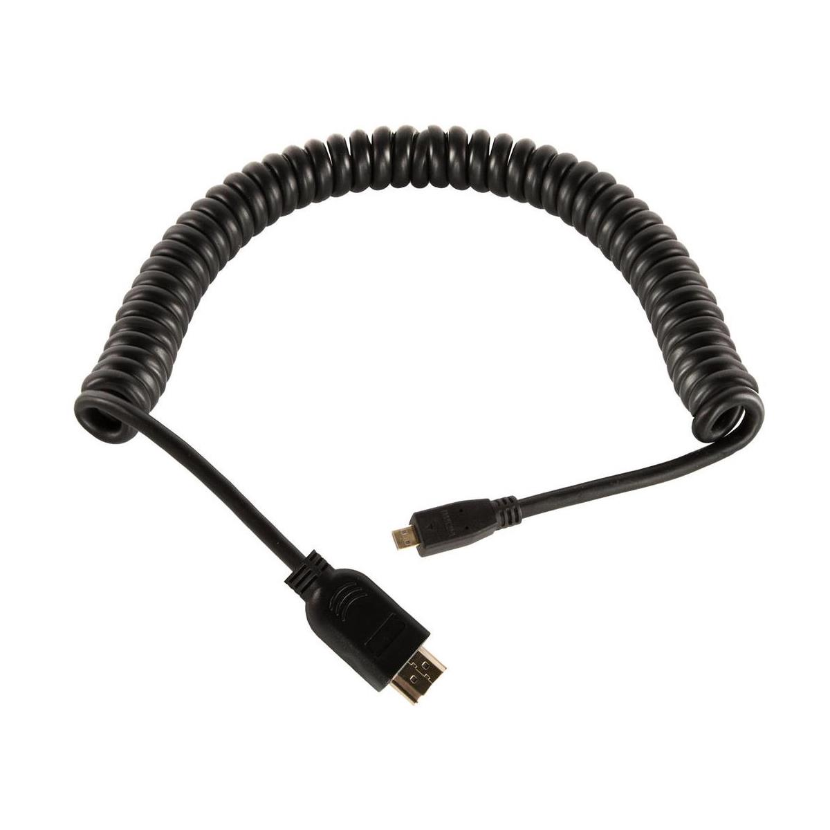 Image of Shape 24&quot; HDMI to Micro-HDMI Coiled Cable