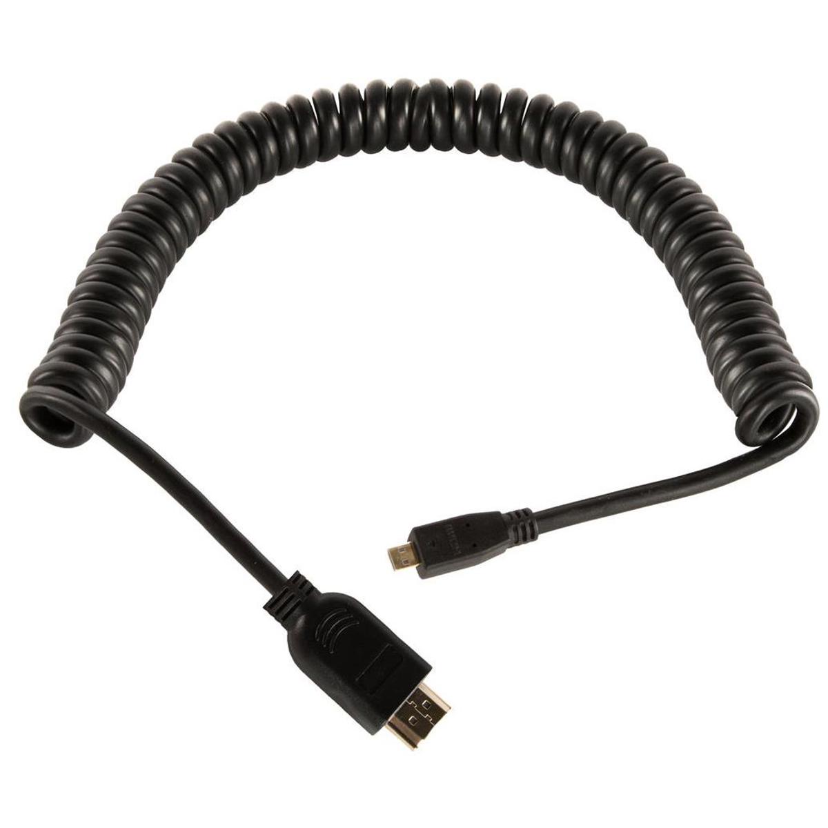 Image of Shape 24&quot; HDMI to Micro-HDMI Coiled Cable