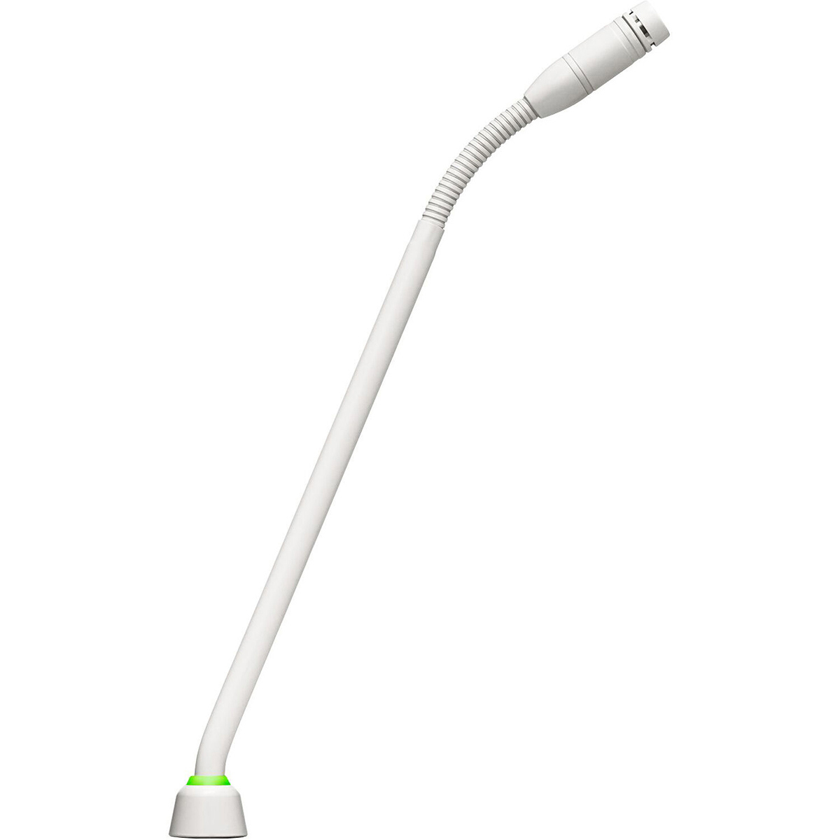 

Shure MX410 10" Microflex Modular Gooseneck Microphone White No Preamp Cardioid Bi-Color LED Indicator
