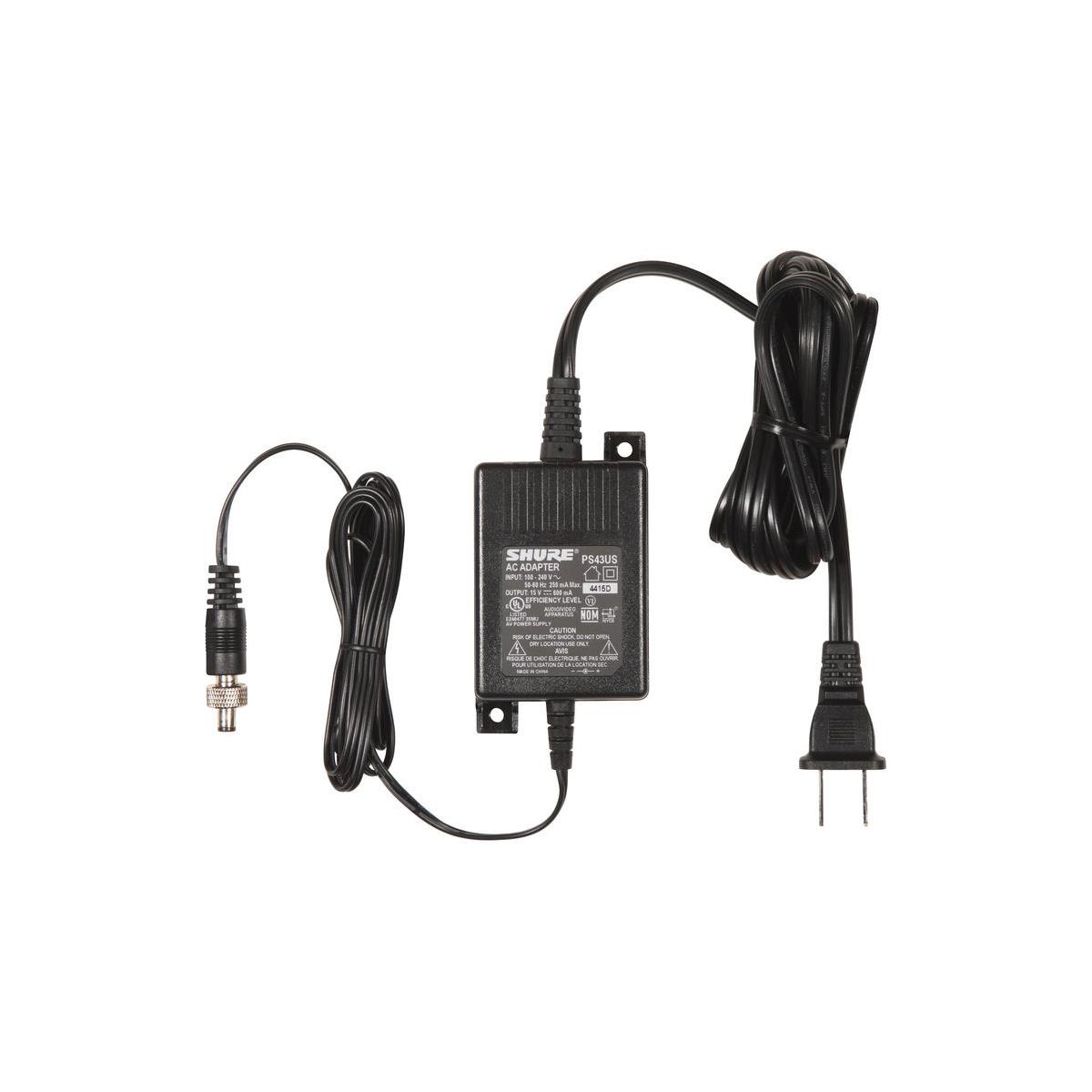Image of Shure PS43US 15 VDC Power Supply for Wireless Receivers