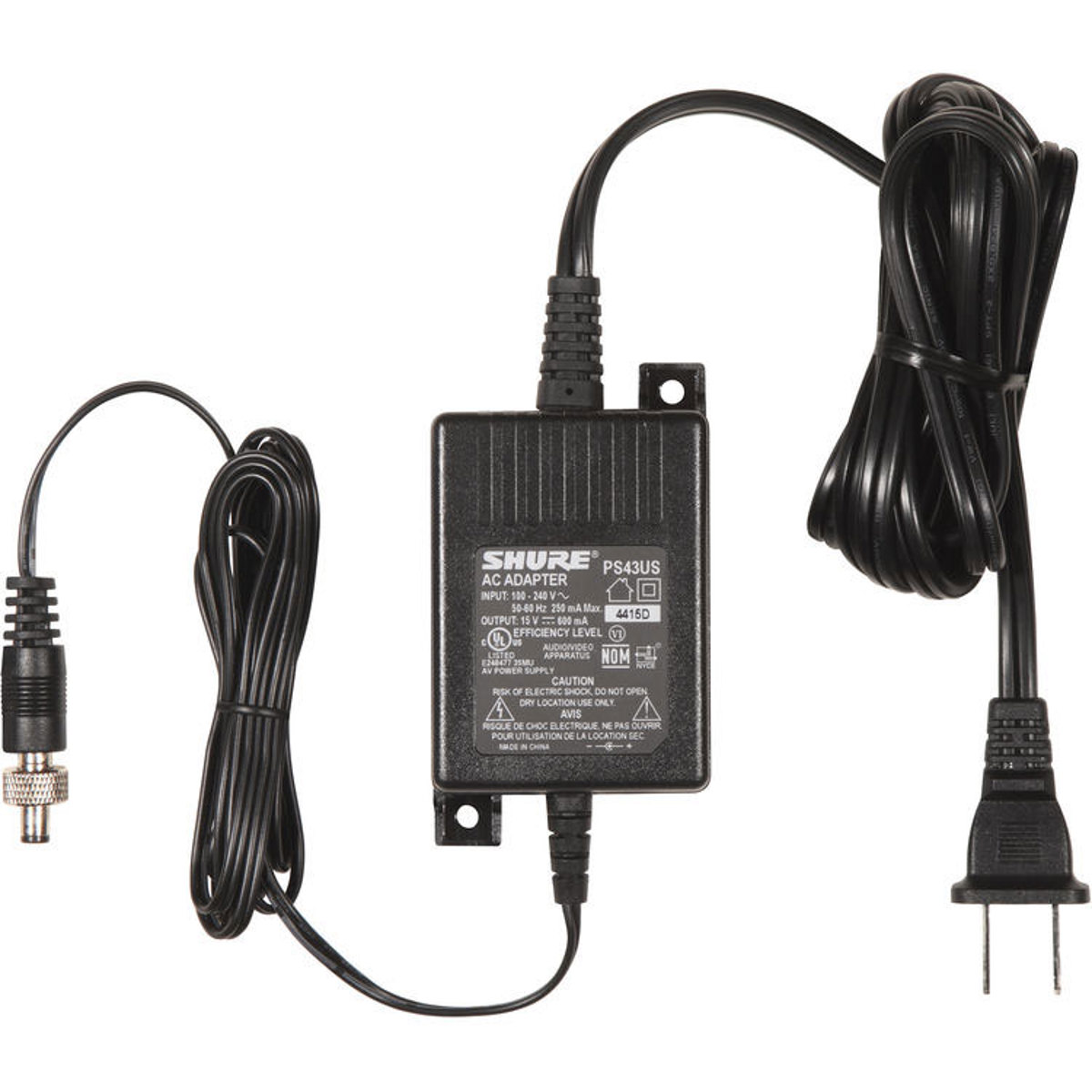 Image of Shure PS43US 15 VDC Power Supply for Wireless Receivers