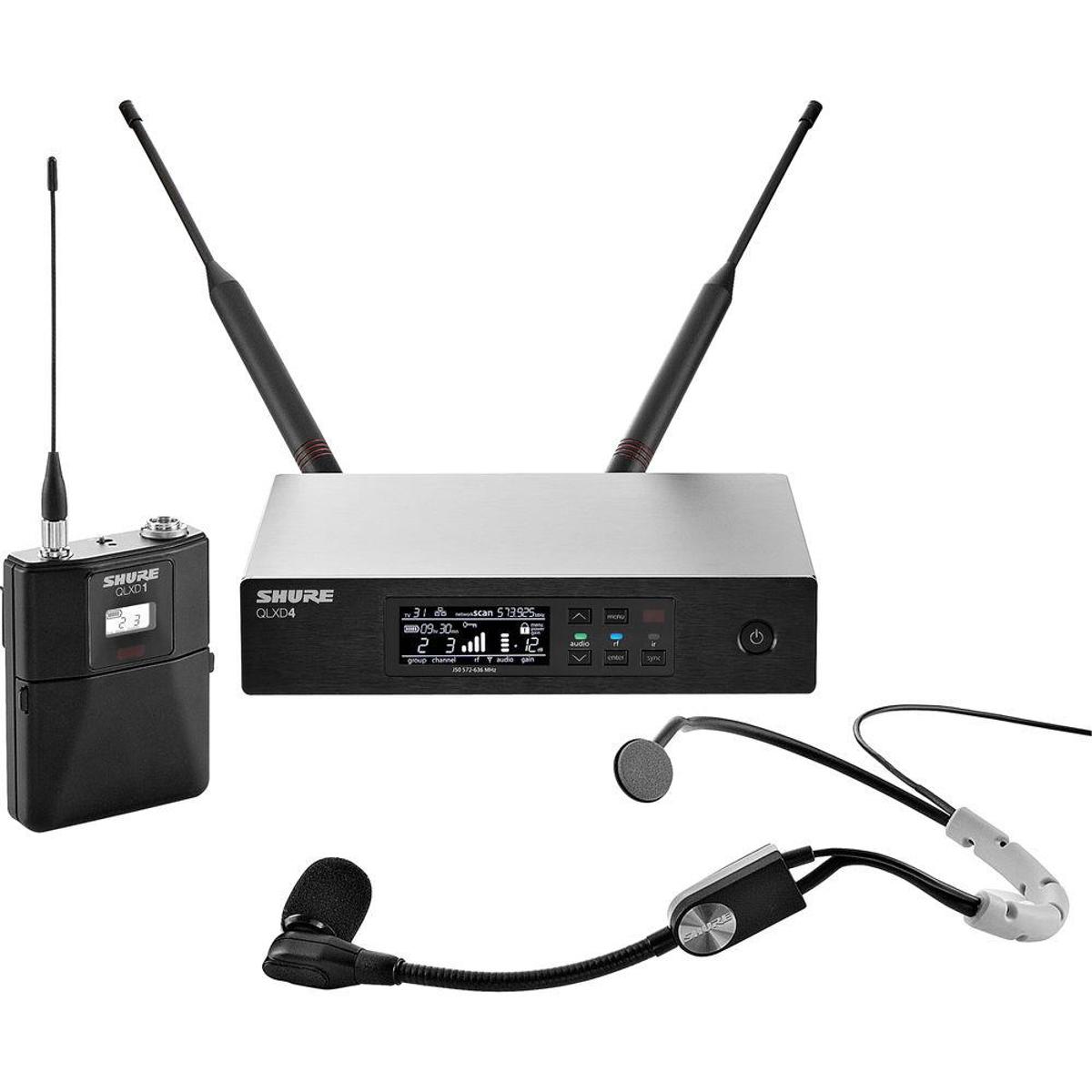 

Shure QLXD14/SM35 Headworn Wireless Microphone System, G50/470-534MHz