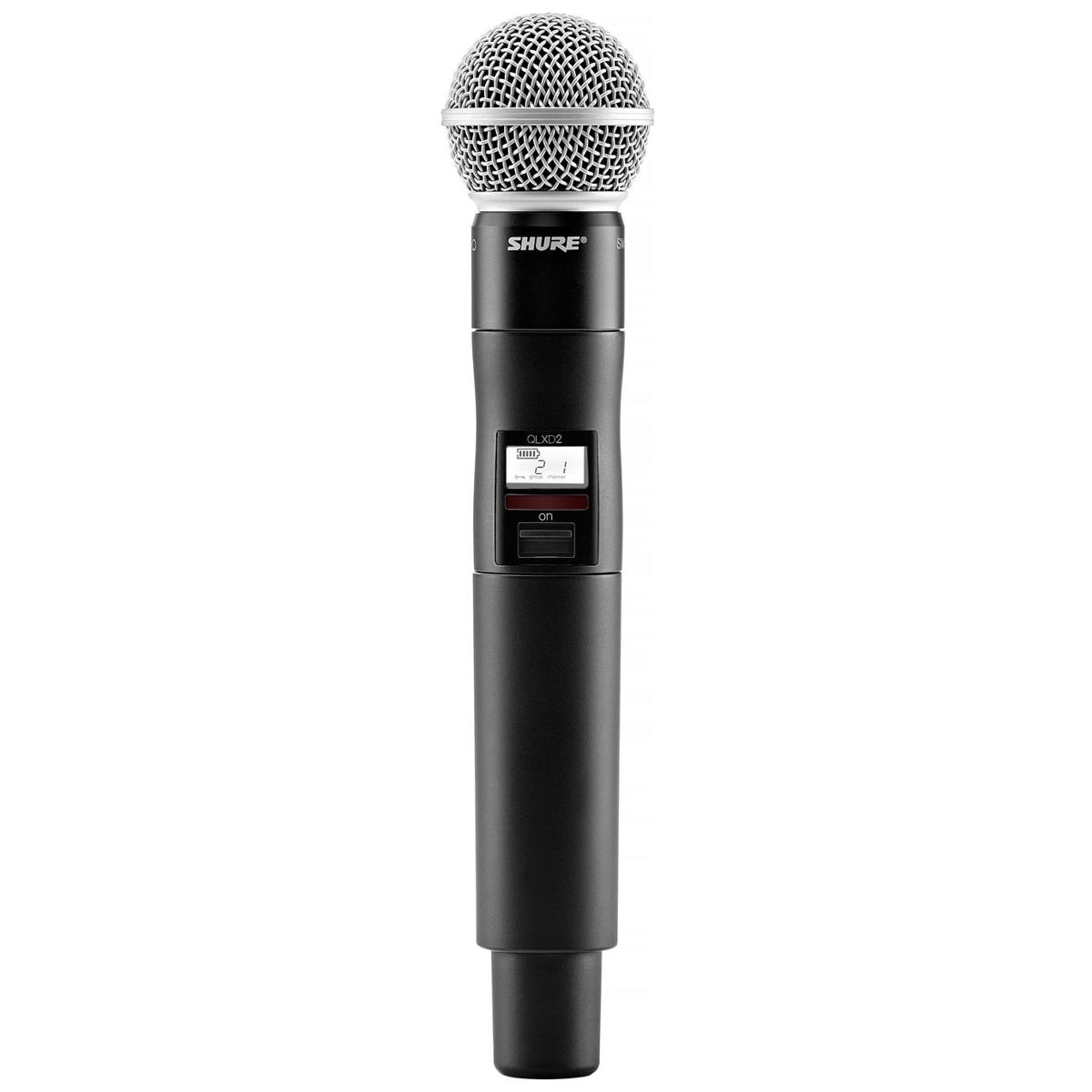 

Shure QLXD2 Wireless Handheld Transmitter, SM58 Mic Capsule, J50A: 572 - 616MHz