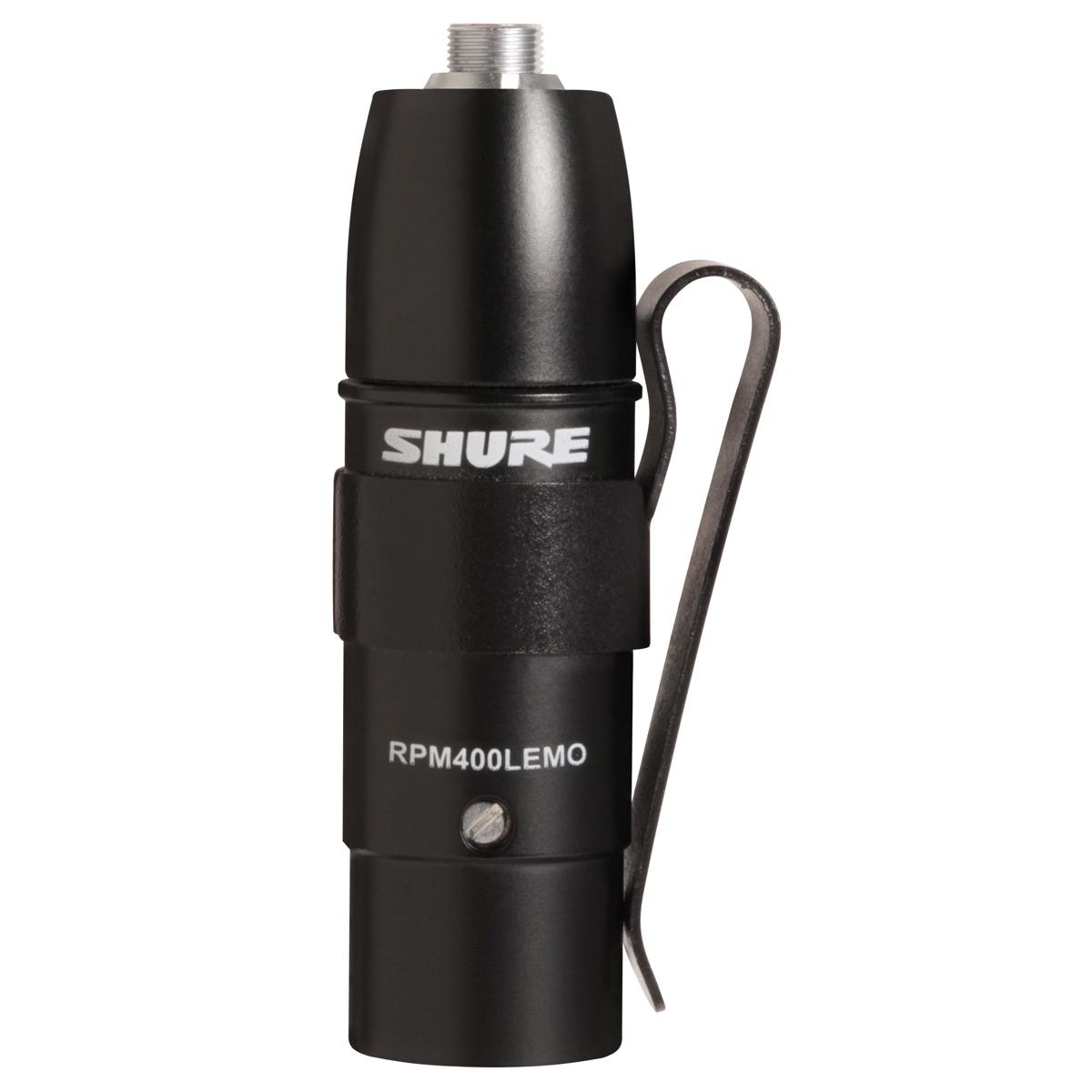 

Shure TwinPlex Wired Microphone LEMO3 to XLR Preamplifier, Belt Clip for TL/TH