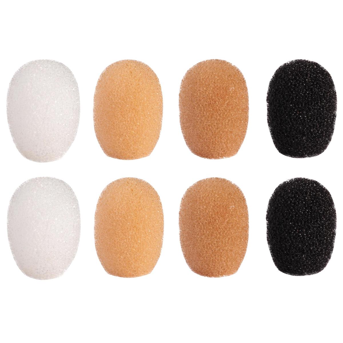 

Shure Windscreens for TL/TH Microphones, 8-Pack, 2 Each of Black/Tan/Cocoa/White