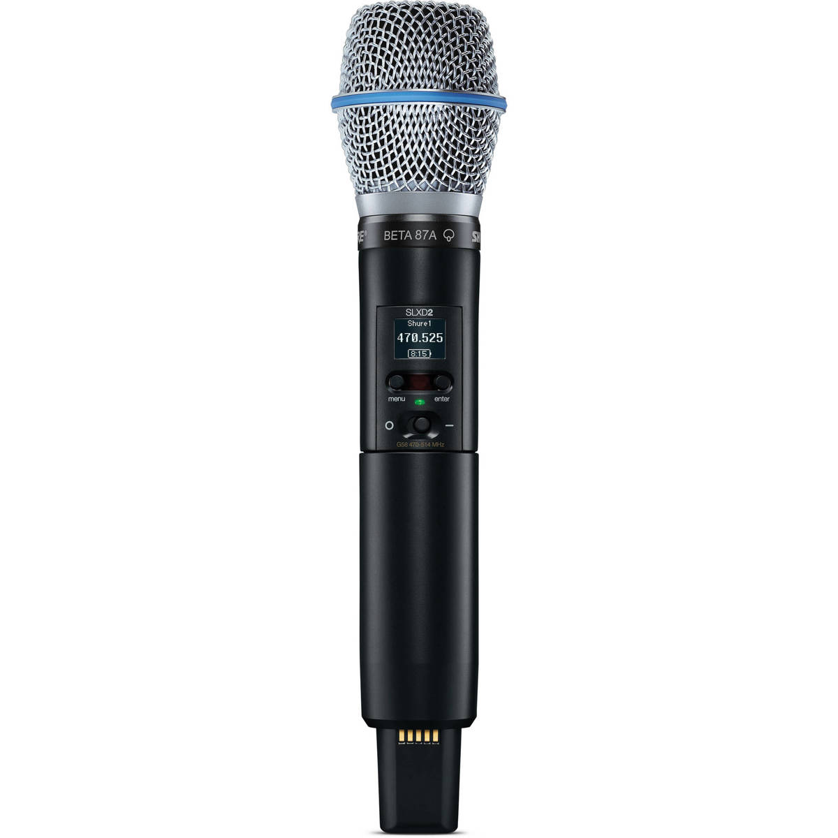 

Shure SLXD2/B87A Handheld Digital Tx w/ Beta 87A Mic Capsule, G58: 470-514MHz