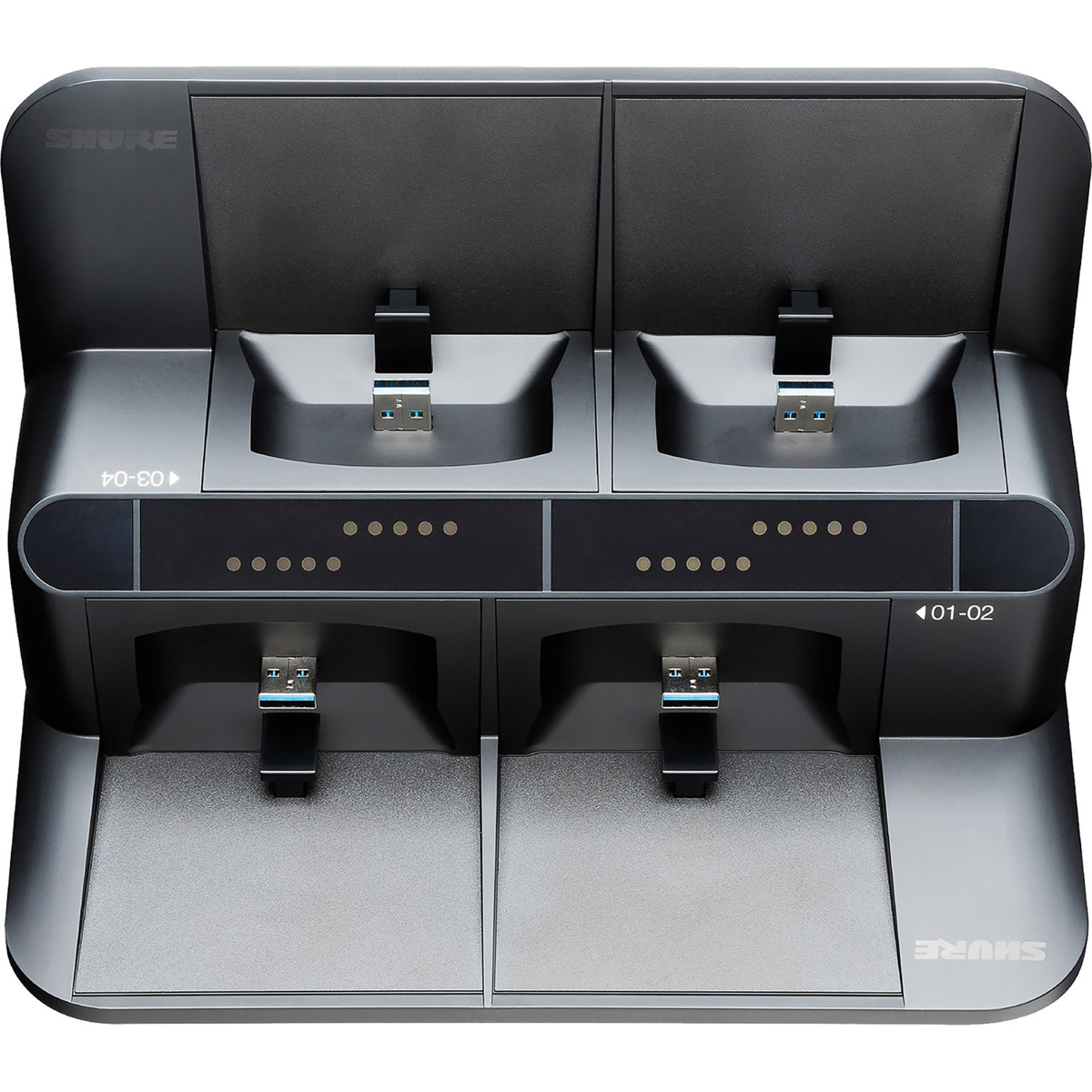 

Shure SBC450 4-Bay Networked Charging Station with PS45 Power Supply
