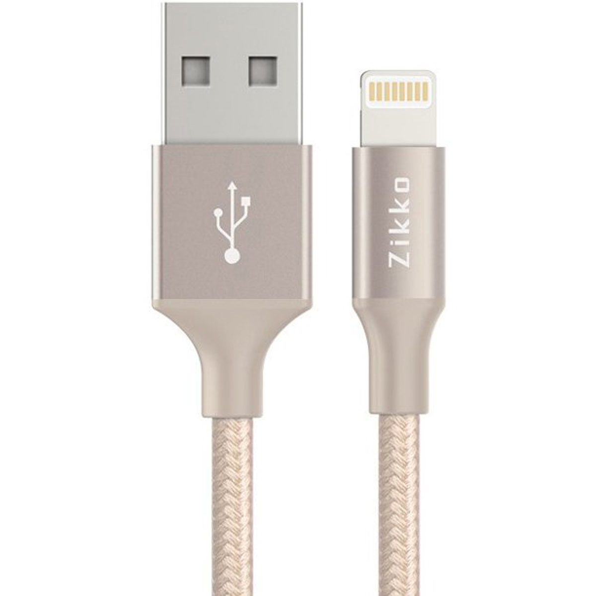 

Sanho Zikko 5' (1.5m) Smart LED Lightning USB Cable, Silver