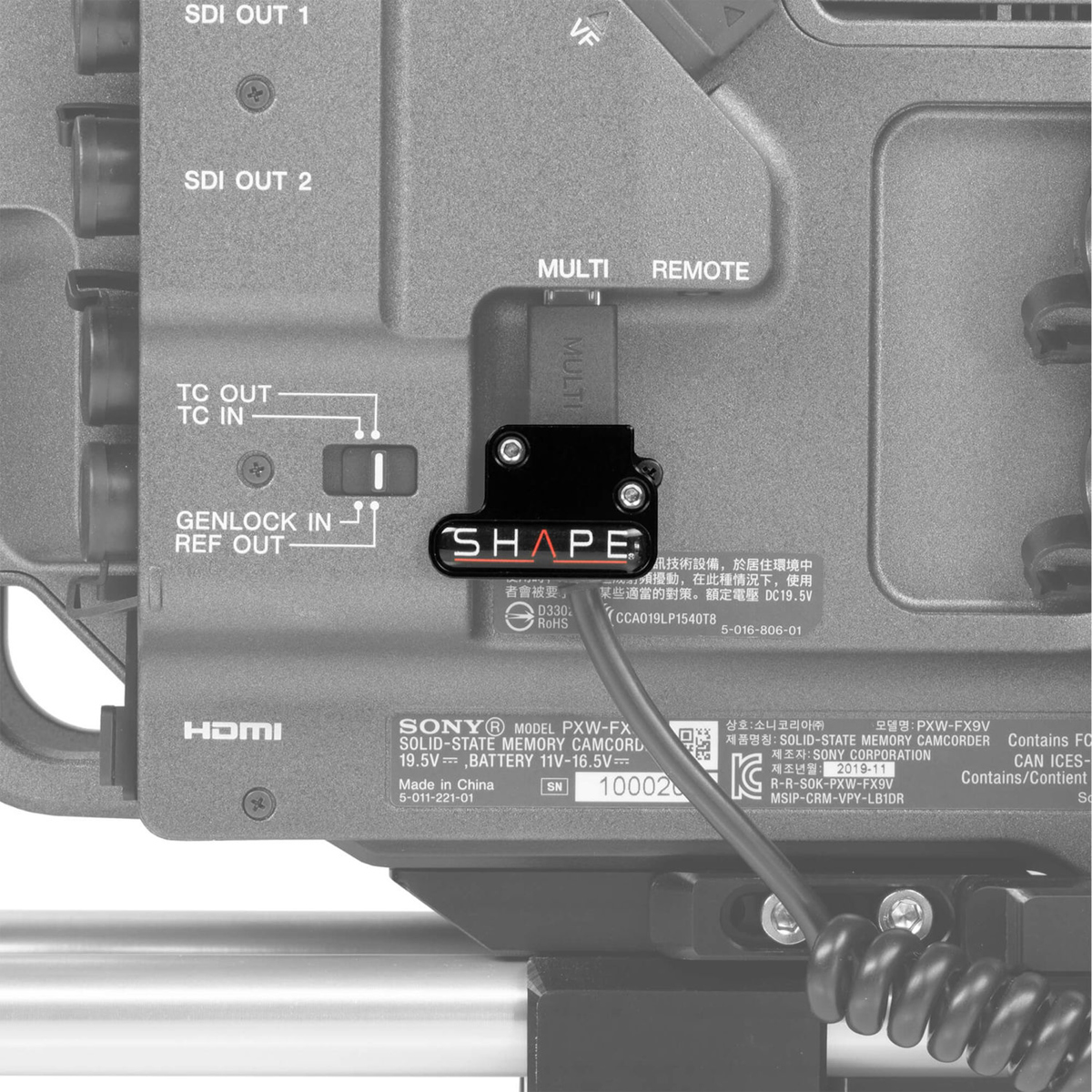 

Shape Cable Clamp for Sony FX9 Remote Handle