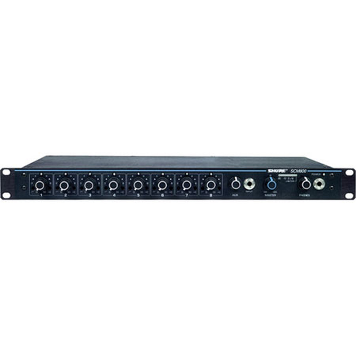 

Shure SCM800 8 Channel Microphone Mixer with EQ Per Channel, 120 Vac Power