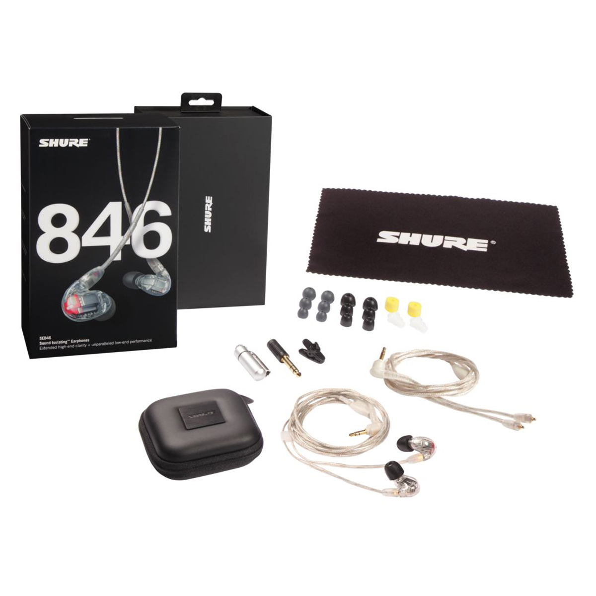 Shure SE846 In-Ear Only Headphones - Clear for sale online | eBay