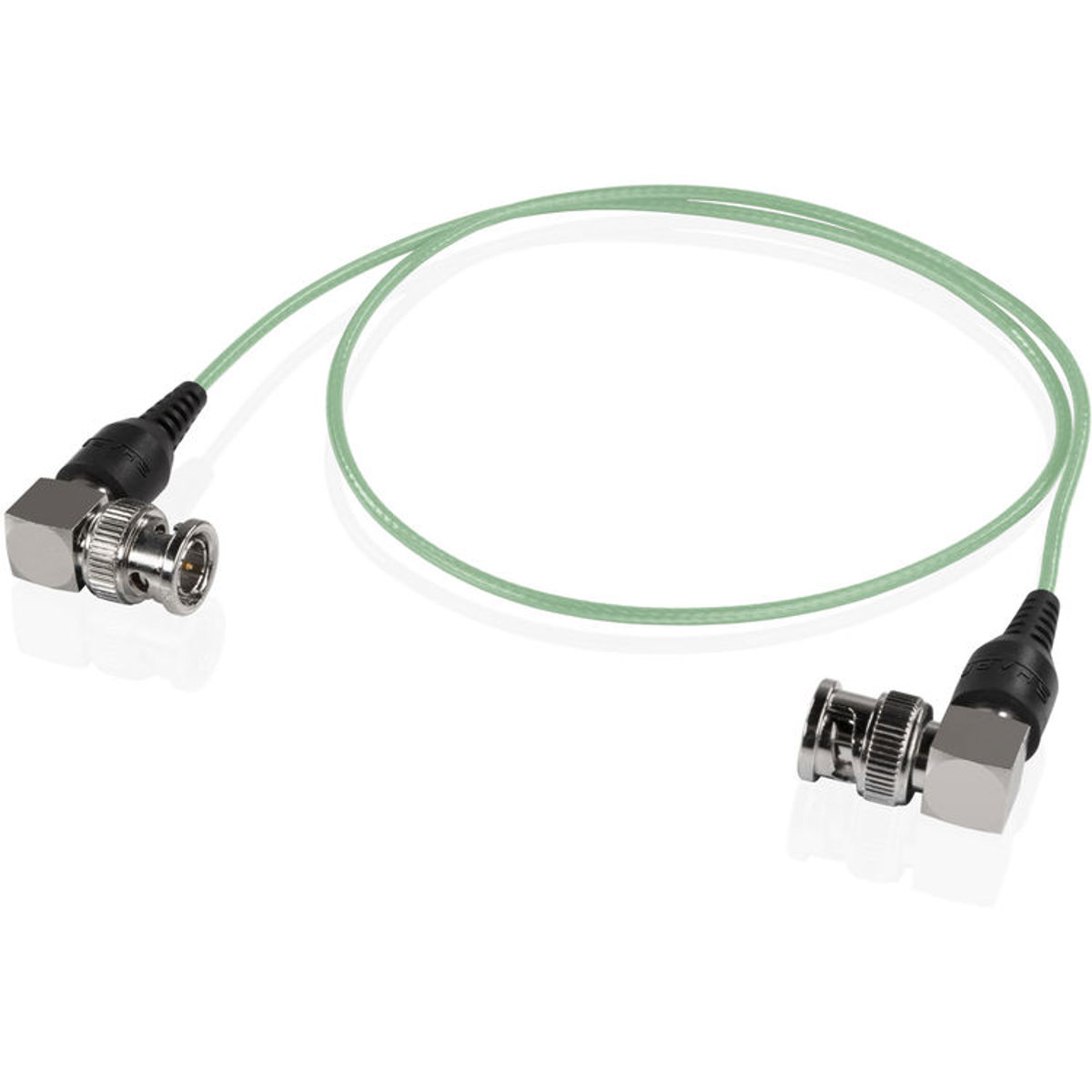 

Shape 24" Skinny 90-Degree BNC Cable, Green