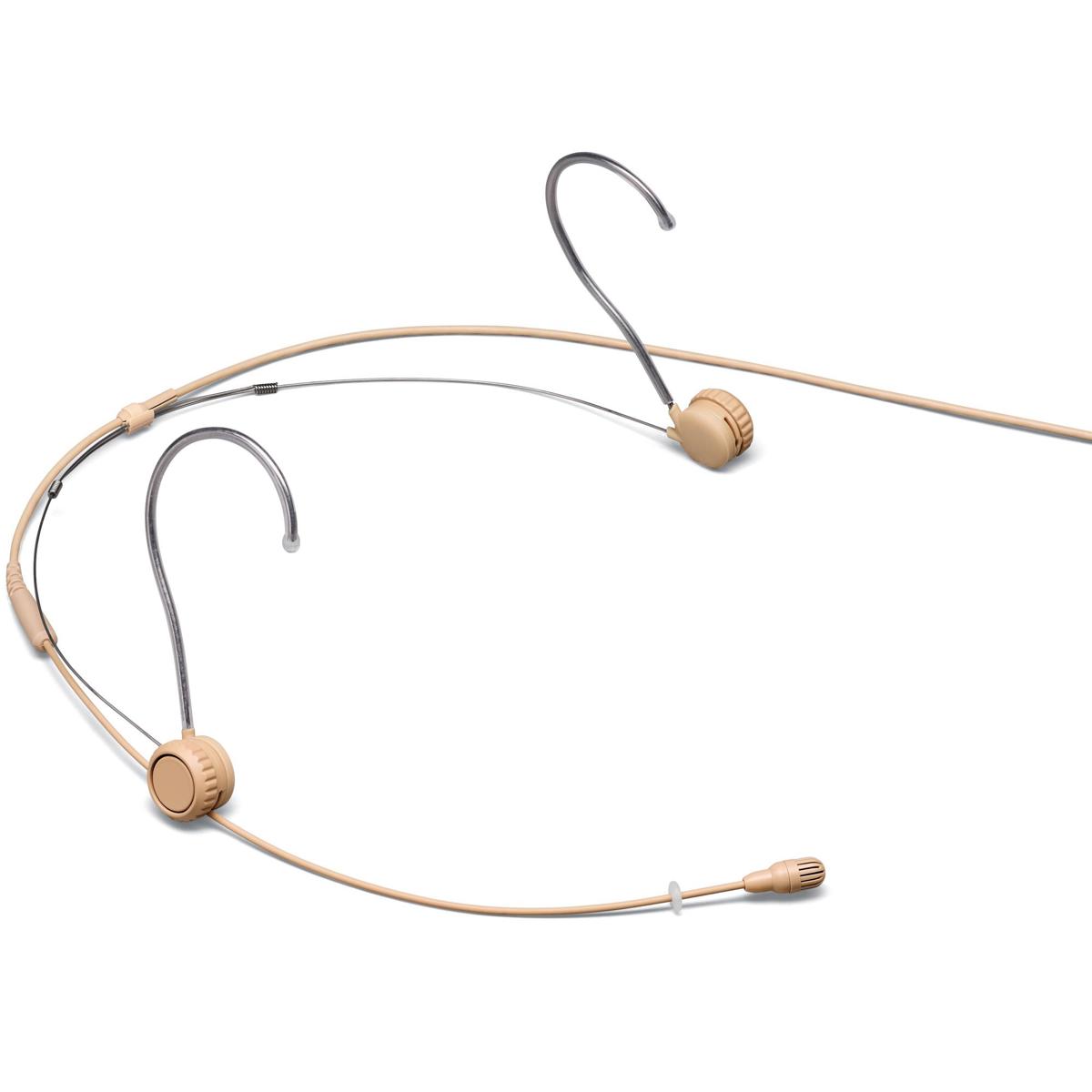 

Shure TwinPlex TH53 Omnidirectional Headset Microphone, MTQG, Tan