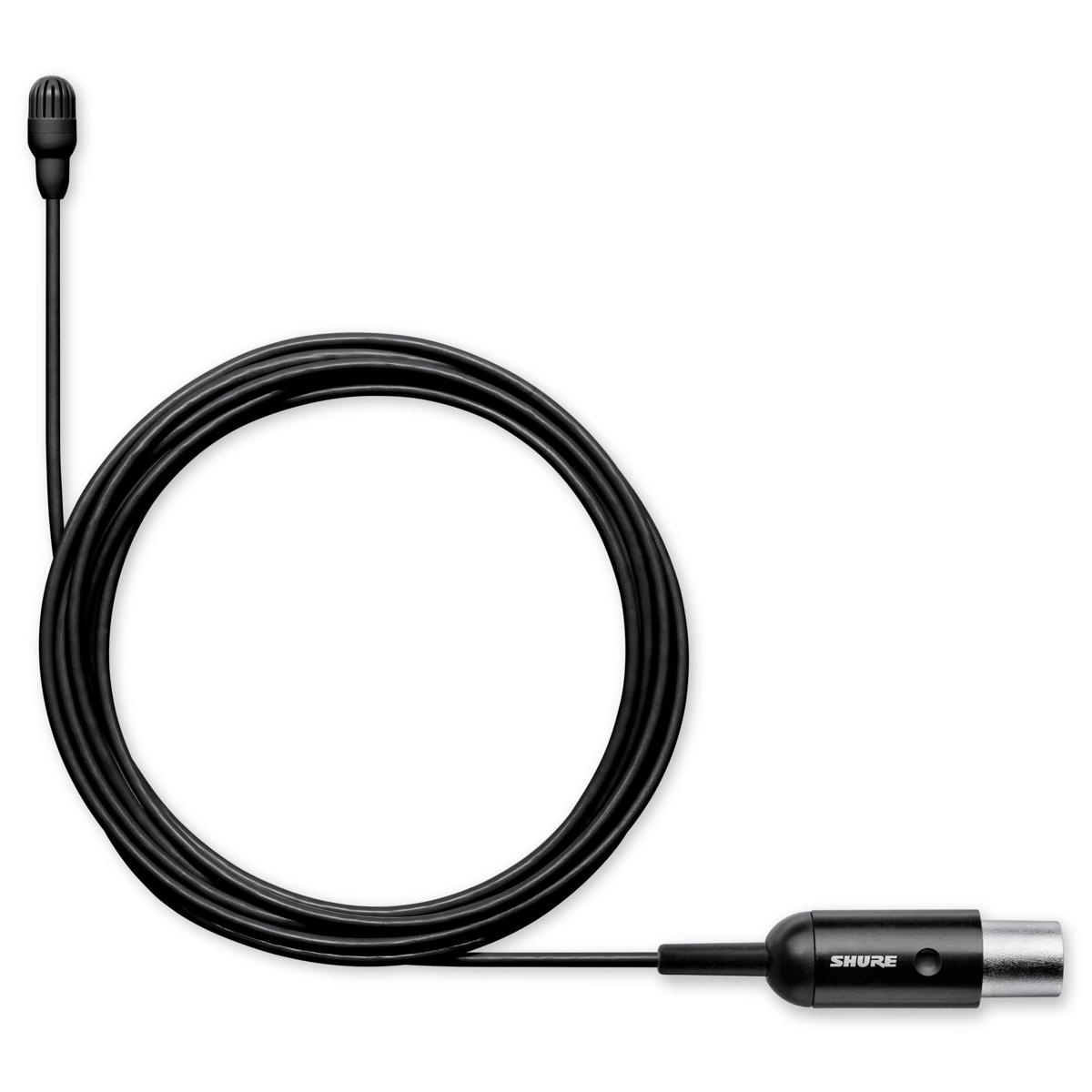

Shure TwinPlex TL46 Omnidirectional Lavalier Mic, Hi Sensitivity, MTQG, Black