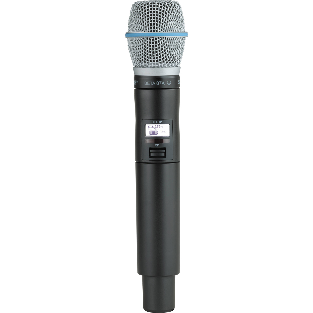 

Shure ULXD2 Wireless Handheld Transmitter, Beta 87A Mic, J50A: 572 - 616MHz