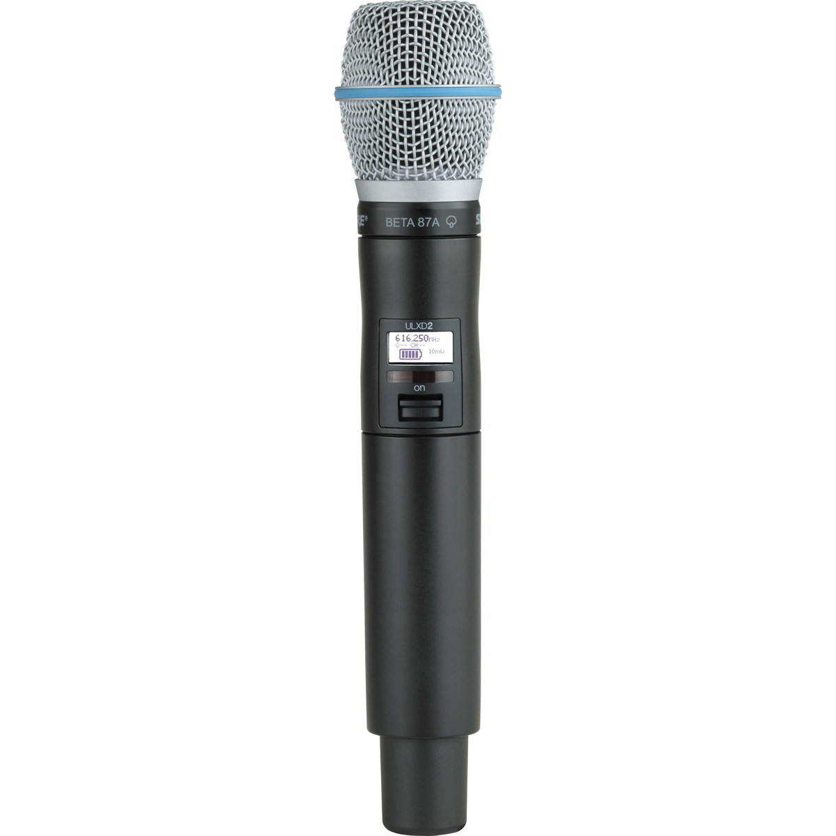 Shure ULXD2 Wireless Handheld Transmitter, Beta 87A Mic, J50A: 572 - 616MHz -  ULXD2/B87A=-J50A