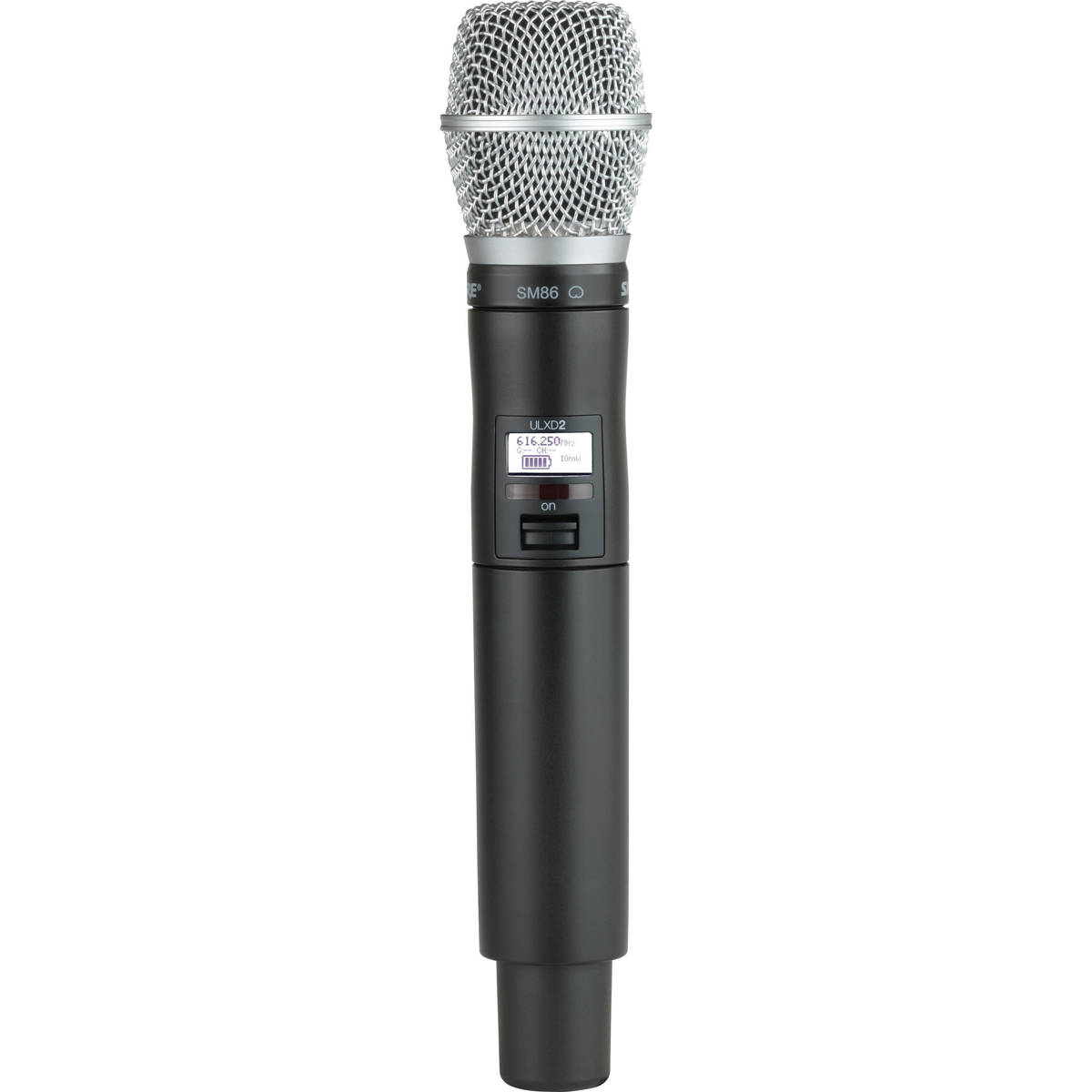 

Shure ULXD2 Wireless Handheld Transmitter, SM86 Cardioid Mic, J50A: 572 - 616MHz