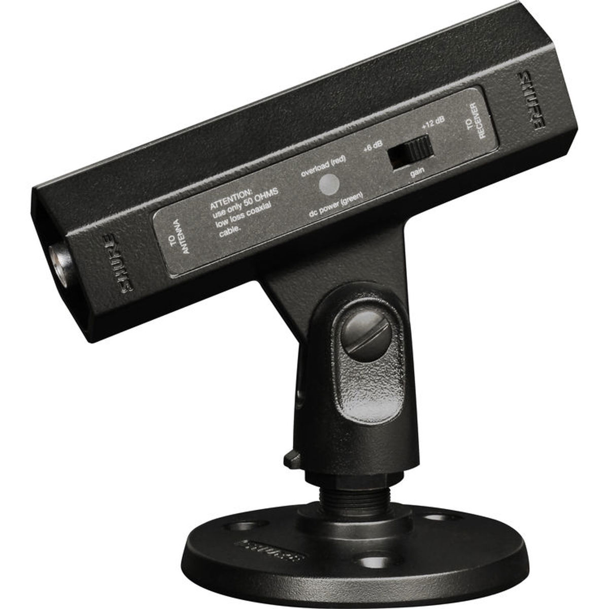 

Shure UA834WB VHF In-Line Antenna Amplifier, 470-902MHz Frequency Range