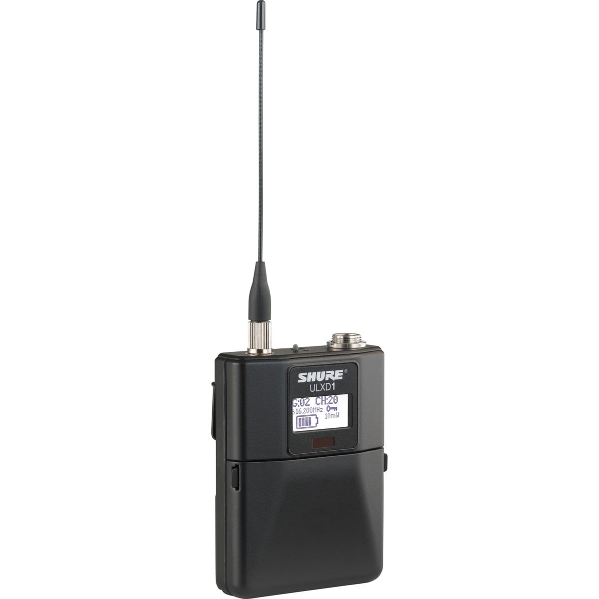 

Shure ULXD1 Digital Wireless Bodypack Transmitter, H50: 534.000 - 597.925MHz