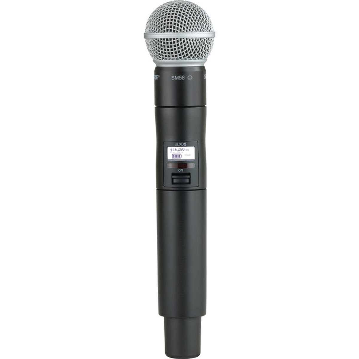 

Shure ULXD2/SM58 VHF Handheld Transmitter, SM58 Capsule, V50: 174 to 216MHz