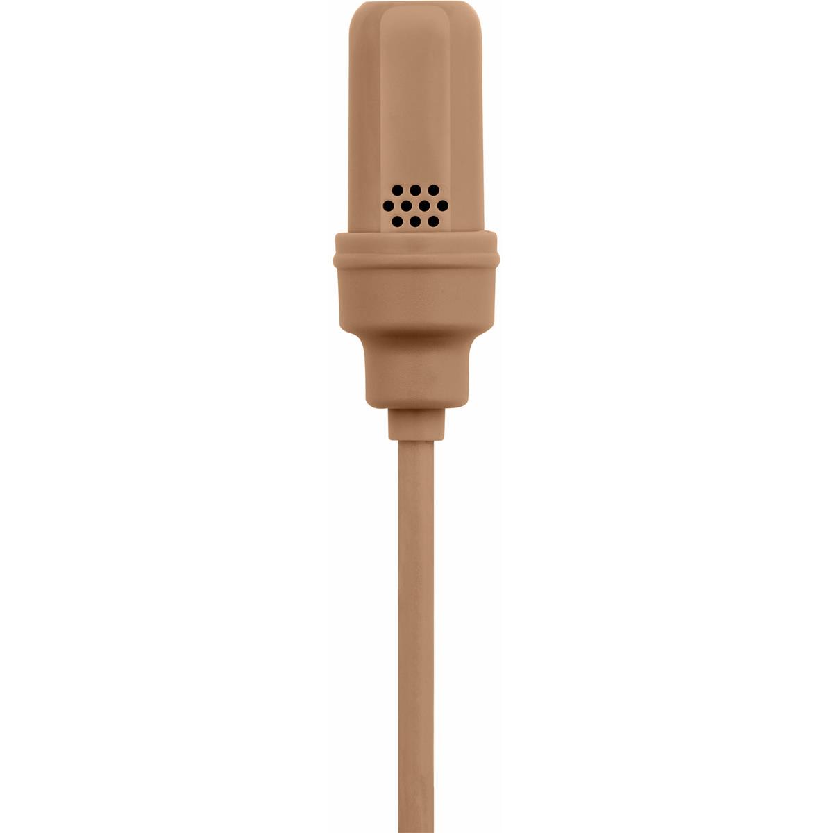 Image of Shure UniPlex UL4 Cardioid Lavalier Microphone Cocoa LEMO3