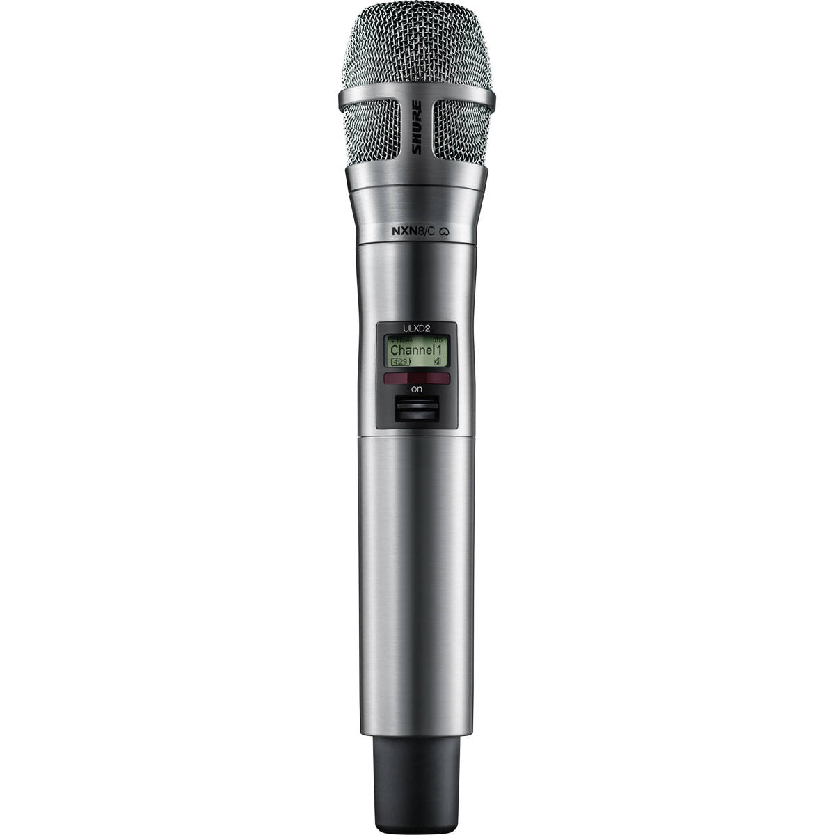 

Shure ULXD2/N8 Digital Wireless Handheld Transmitter with N8 Microphone Capsule Nickel J50A: 572-616MHz Cardioid