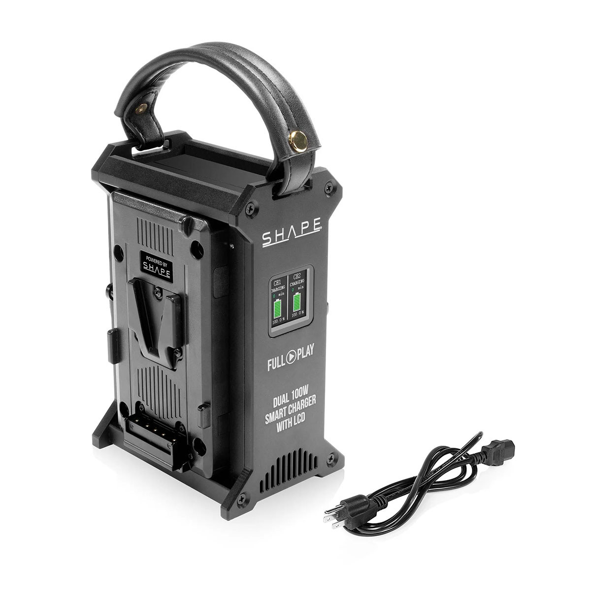 

Shape Full Play Dual V-Mount 100W Fast Charger with LCD Display