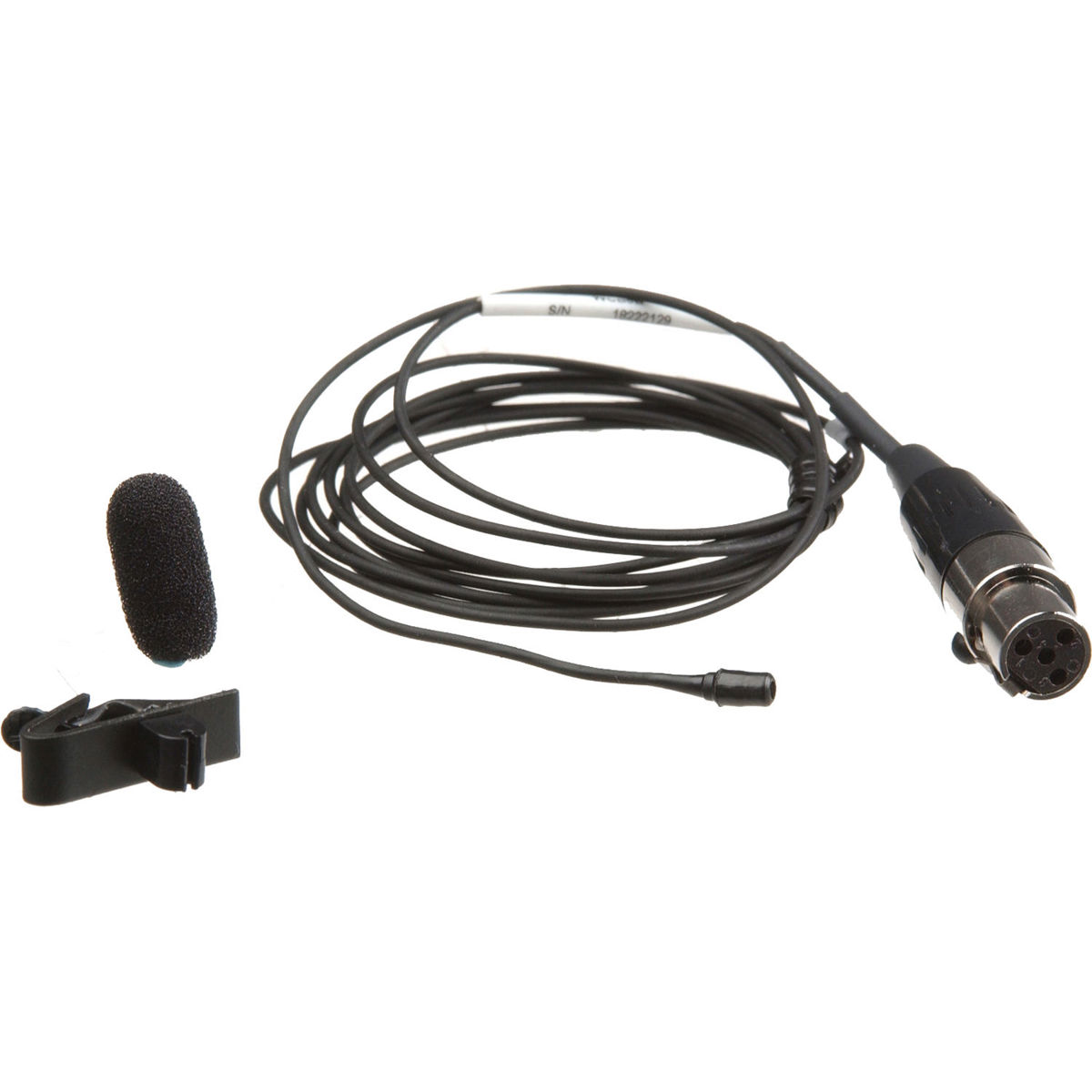 

Shure B6 Micro-Lavalier Microphone for Transmitters, TA4F Connector, Black
